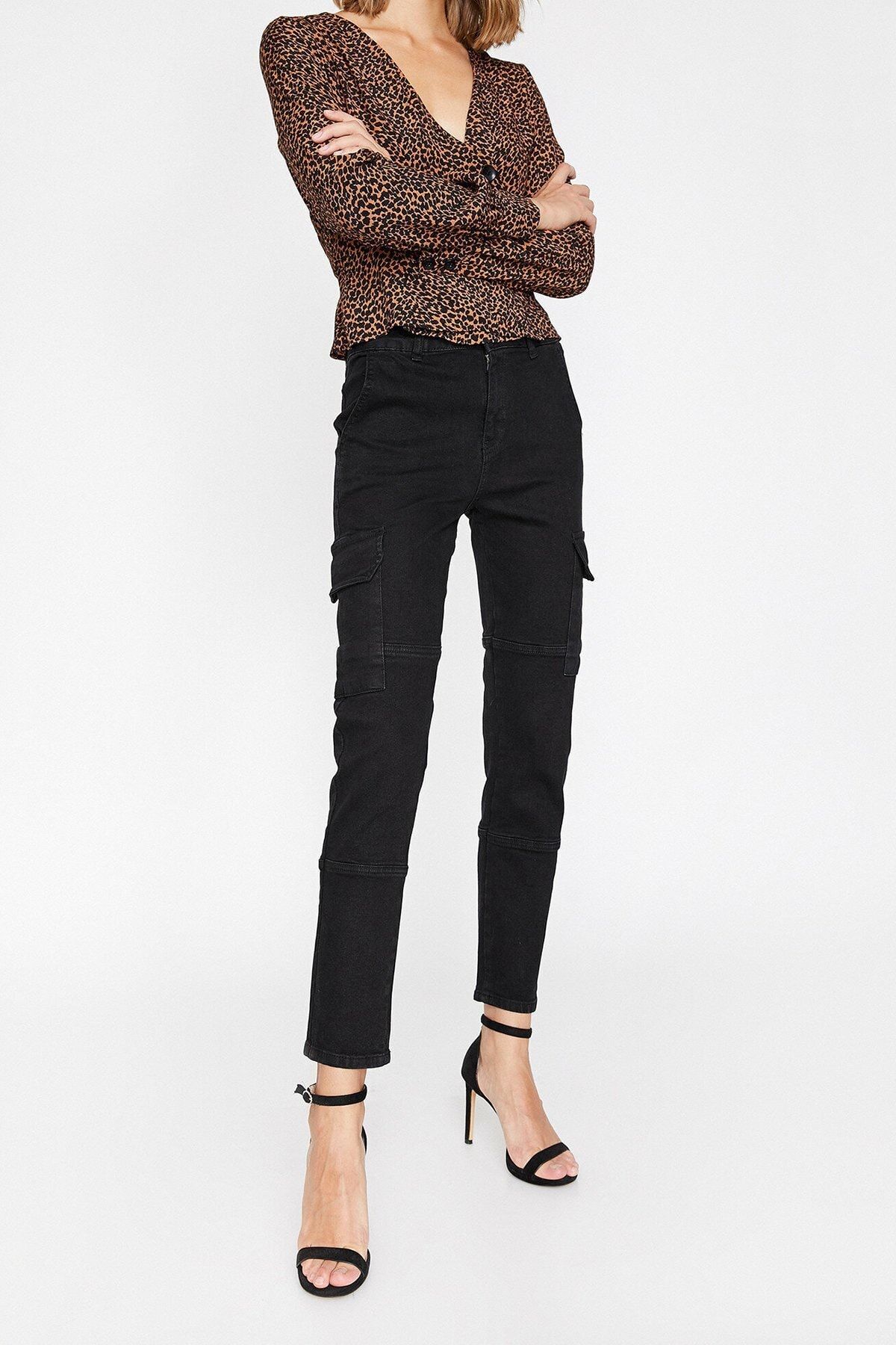 Koton Kadın Siyah Jeans 0KAK47312MD