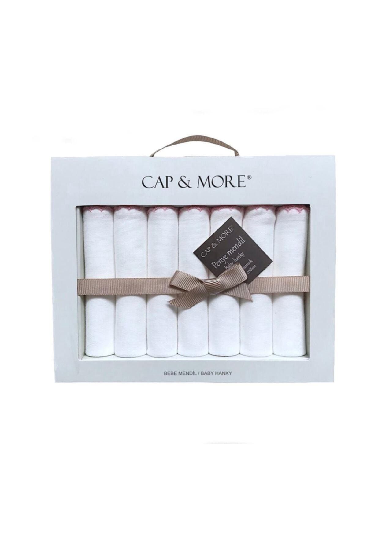 Cap & More Klasbebek Cap&more Bebek Ağız Mendili Seti (7 Li Paket), Kız, Yumuşak Ve Ekstra Emici %100 Pamuklu