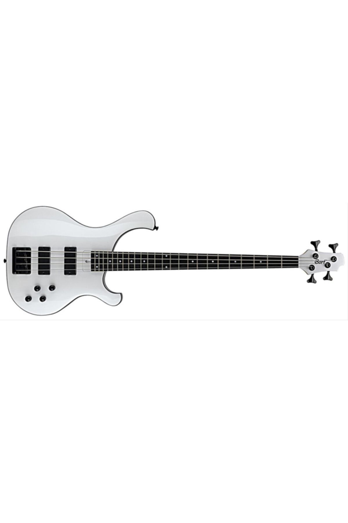CORT C4hwp Bas Gitar, Beyaz, Mba1p-4 / Mba1p-4 (H-h),