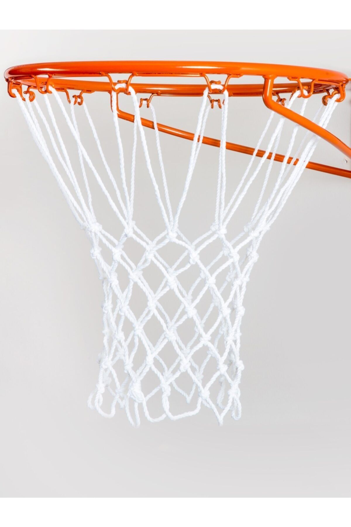 ÖZBEK Basketbol Filesi 6mm Pamuklu Beyaz - 2 Adet (basketbol Pota Ağı)