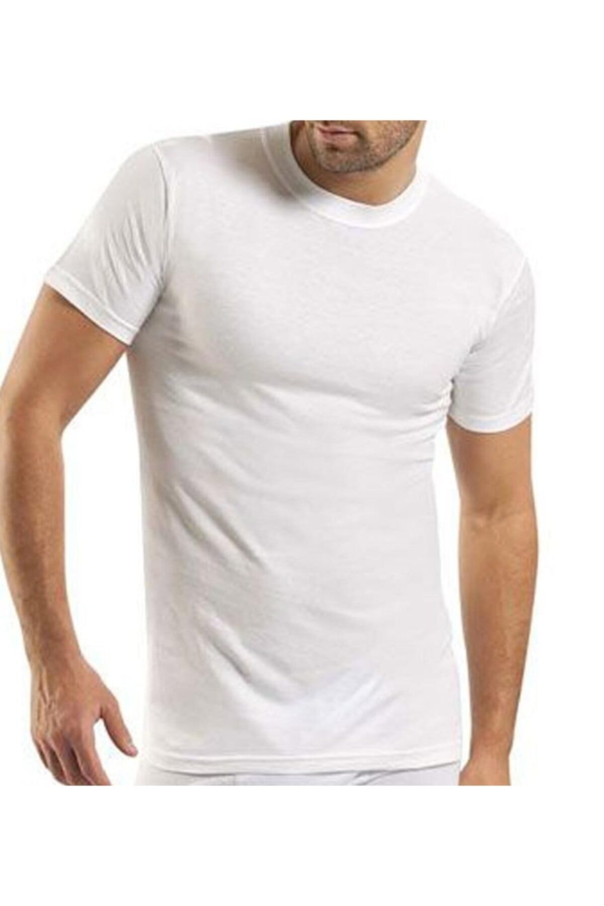 Yıldız Çamaşır Erkek Sıfır Yaka Ribana Atlet 6'lı Paket