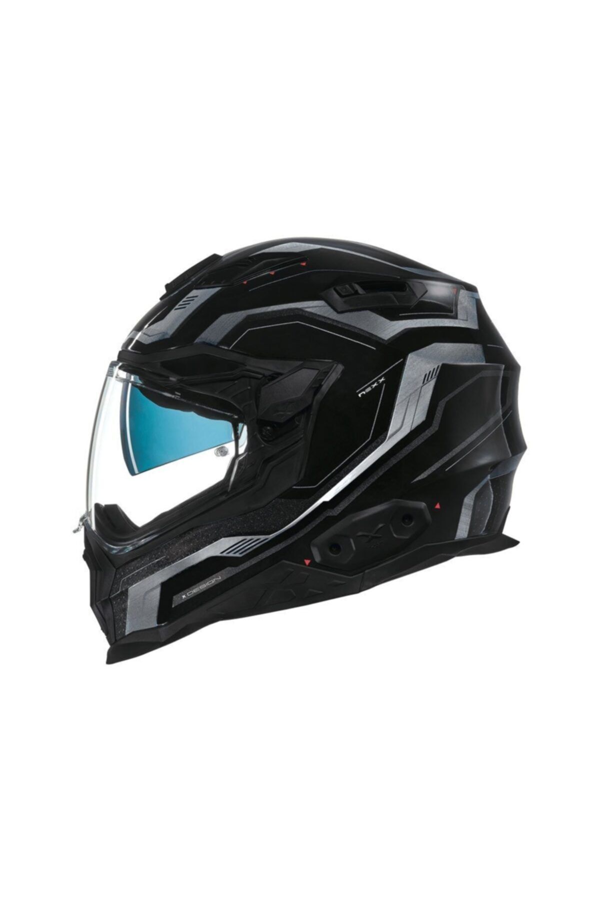Nexx X.wst 2 Supercell Siyah-kırmızı Kask