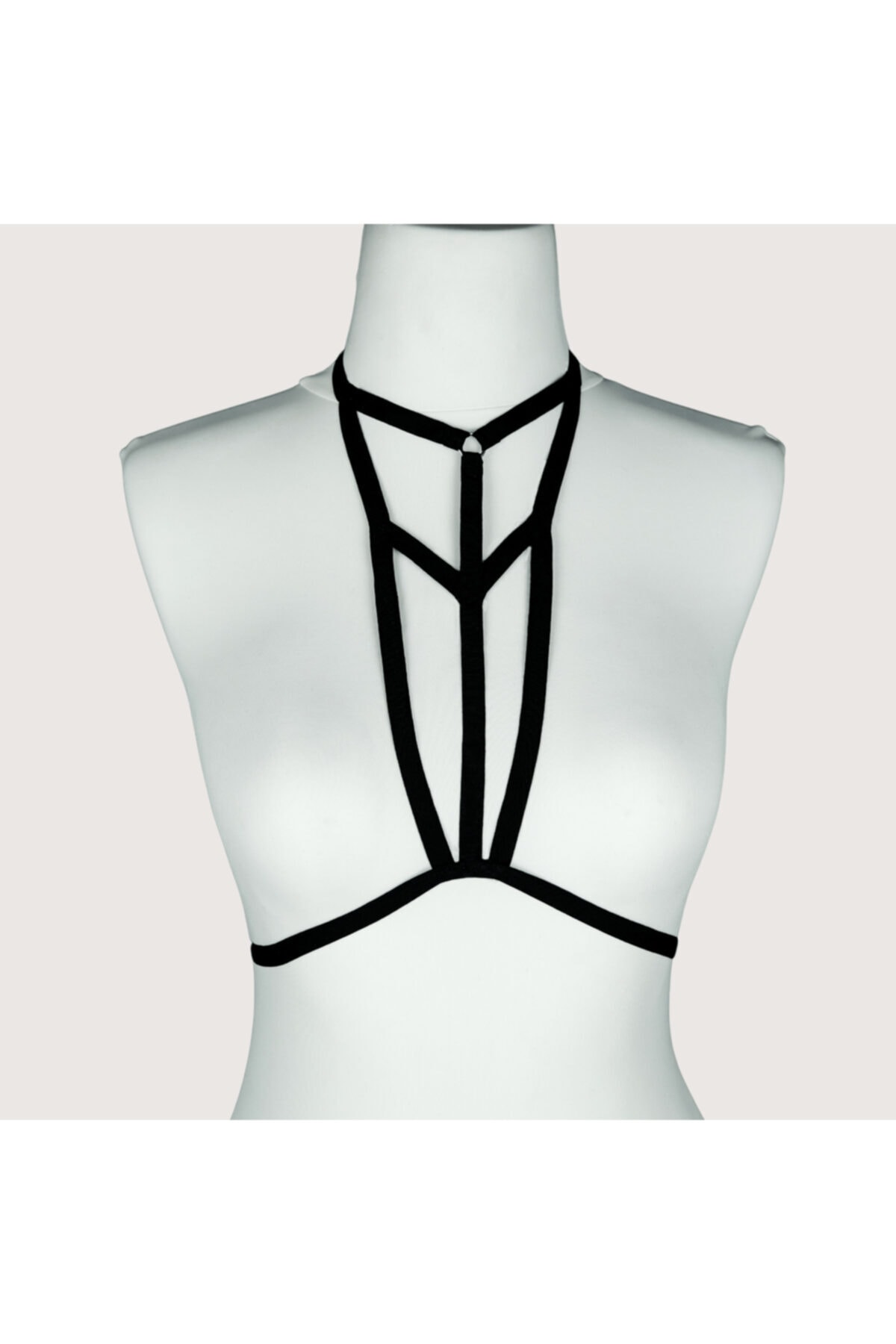 MADAME FREYA Eyfel Harness Siyah Fantezi Vücut Aksesuarı