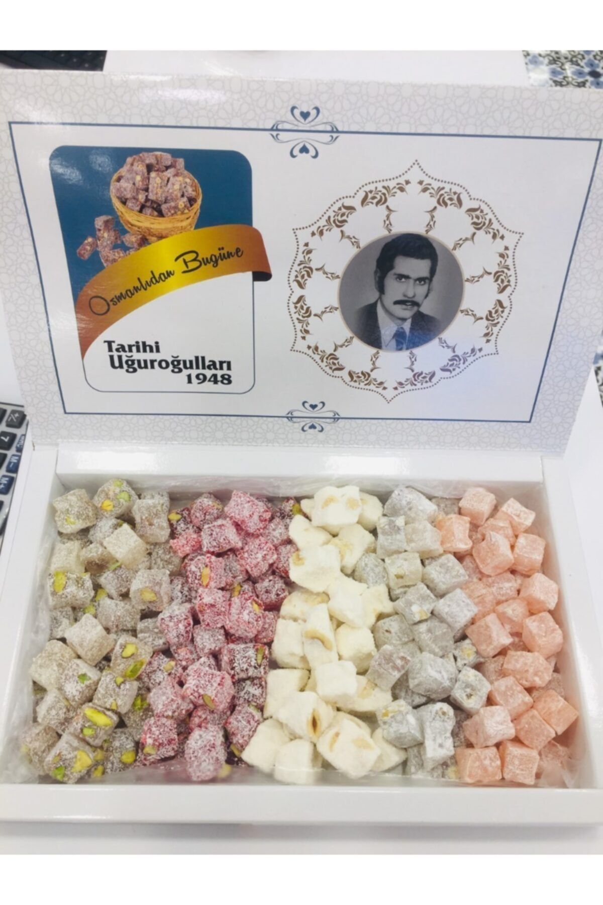 Tarihi Uğuroğulları 1948 Çifte Kavrulmuş Kuş Lokumları ( 1000 Gr )