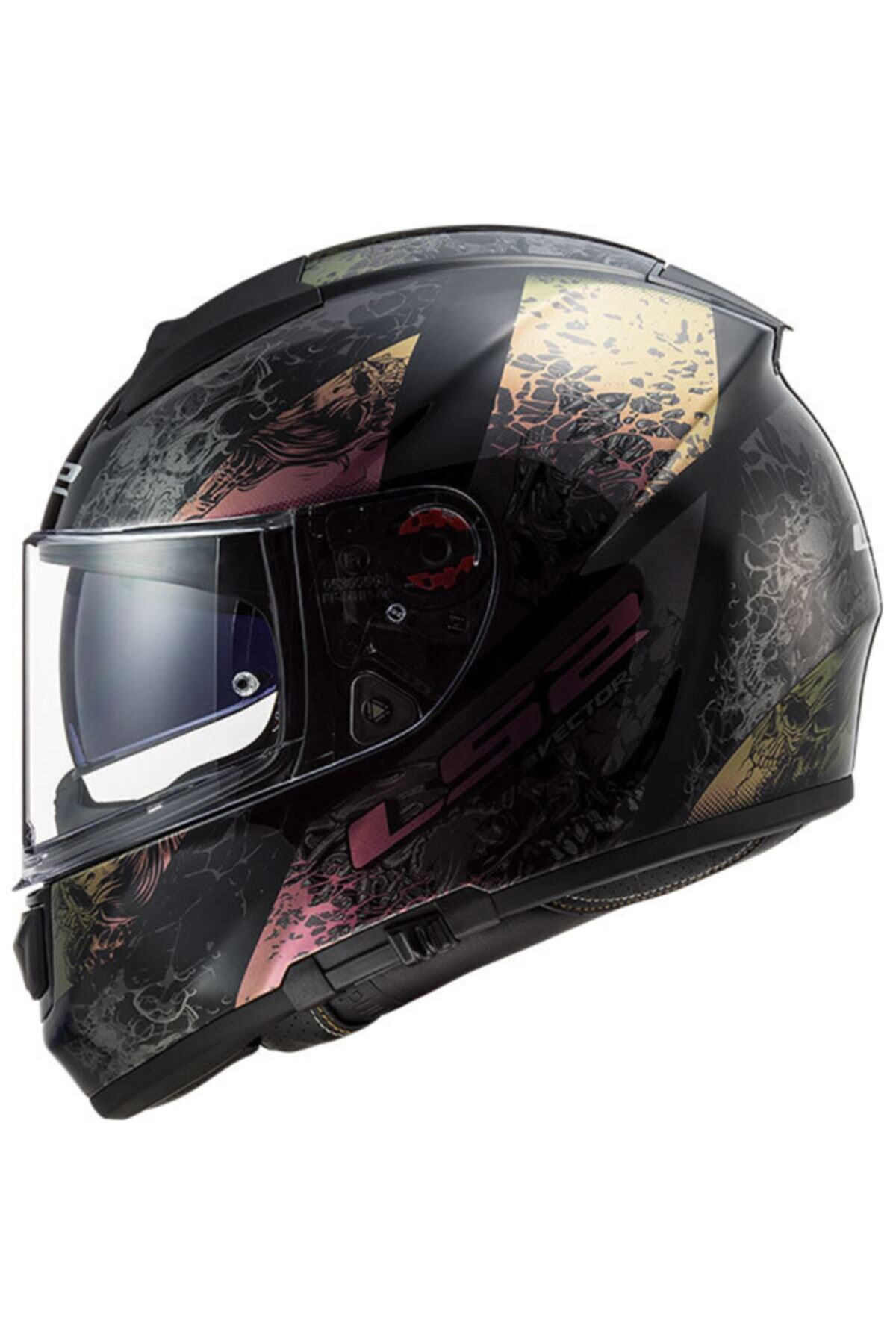 LS2 Vector Swıpe Raınbow Kask