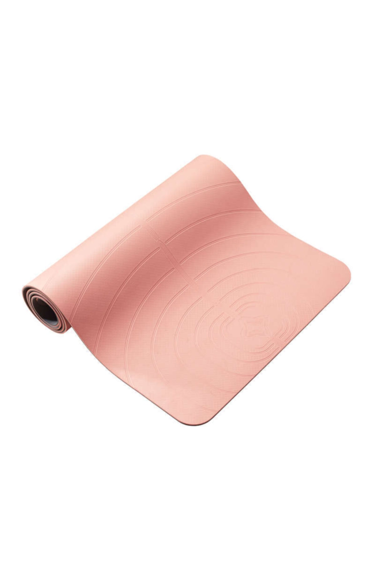 Domyos Hafif Yoga Matı 5mm Meridyendukkan Mercan Renk Mat Taşıma Kayışlı