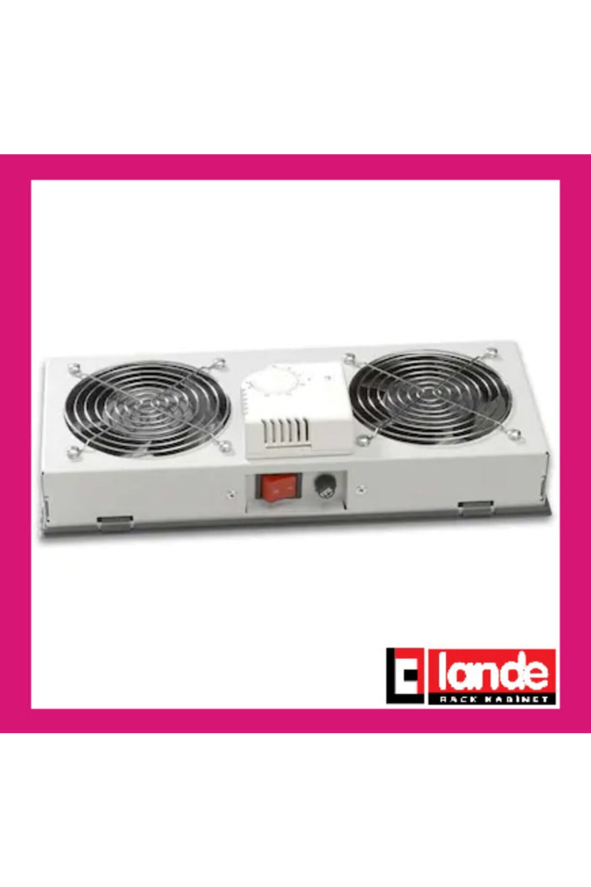 cabex Kabinet 2 Li Fan Modülü Analog Termostat Switch Duvar Tipi
