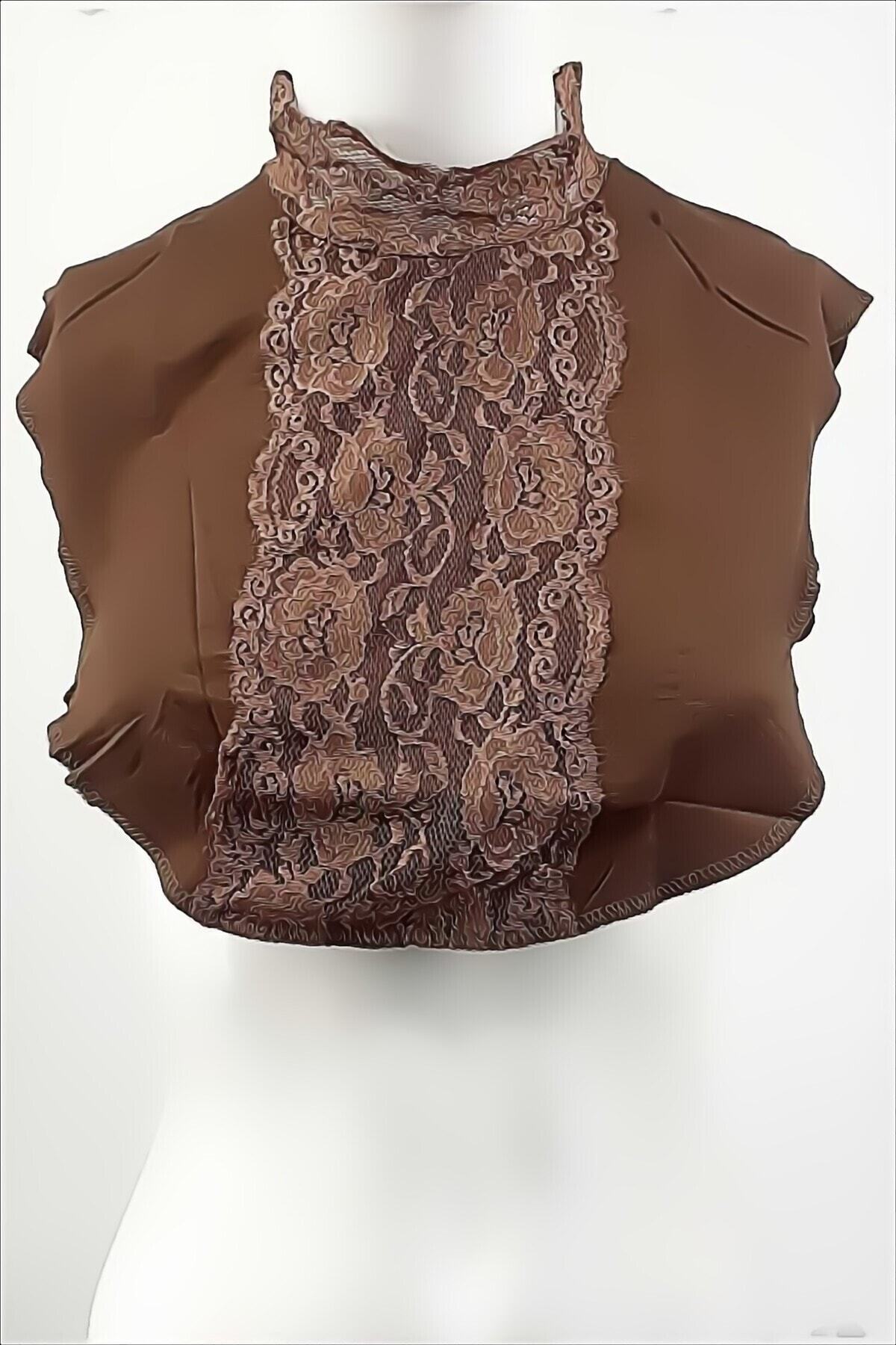 Gültopu Eşarp & Şal Dantelli Tesettür Boyunluk