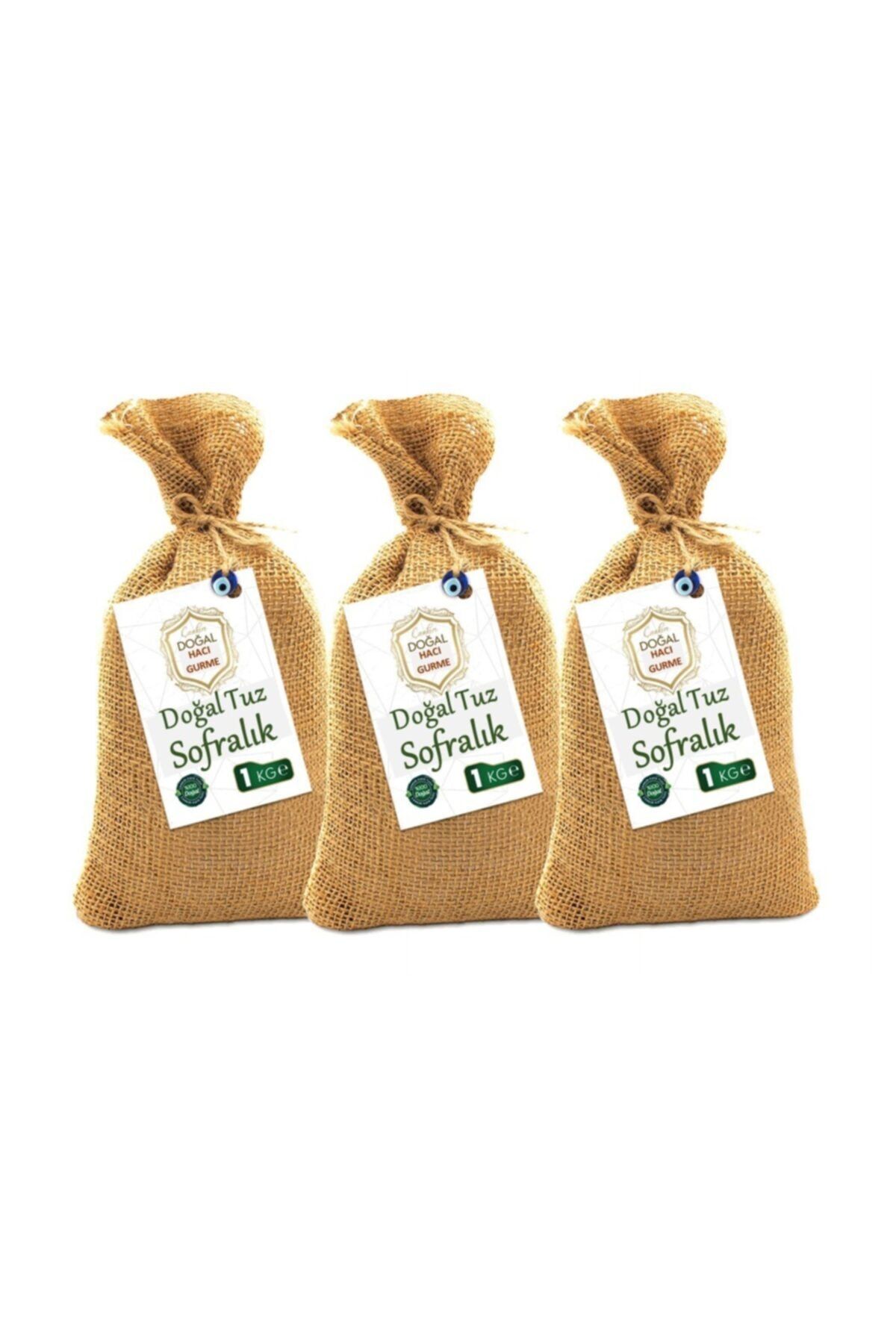 Eyüpoğlu 3 Adet 1 Kg Taş Değirmende Öğütülmüş Kaya Tuzu