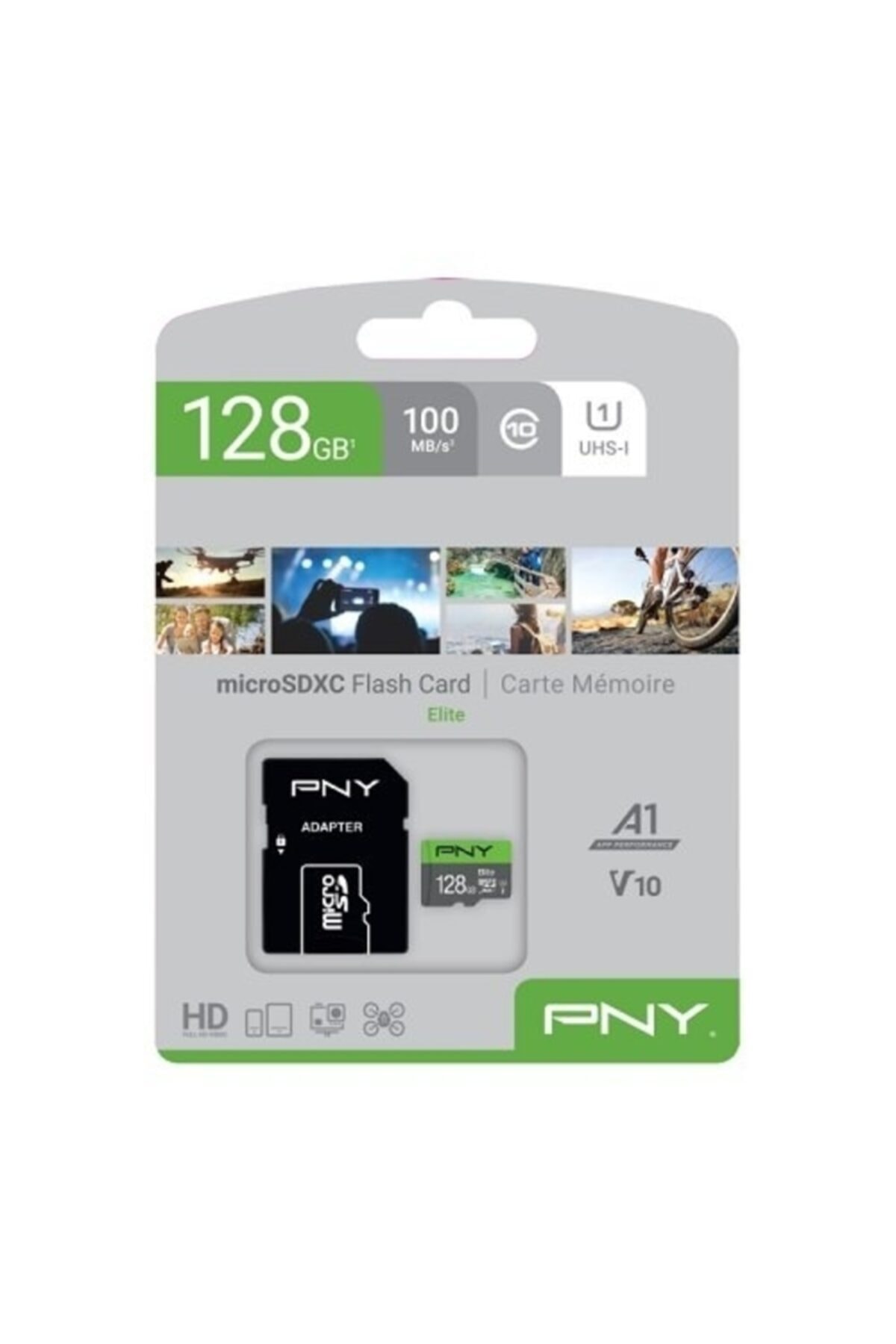 PNY 128gb Mıcro Sdhc Elıte C10 100mb/s Uhs-1 P-sdu128v11100el-ge