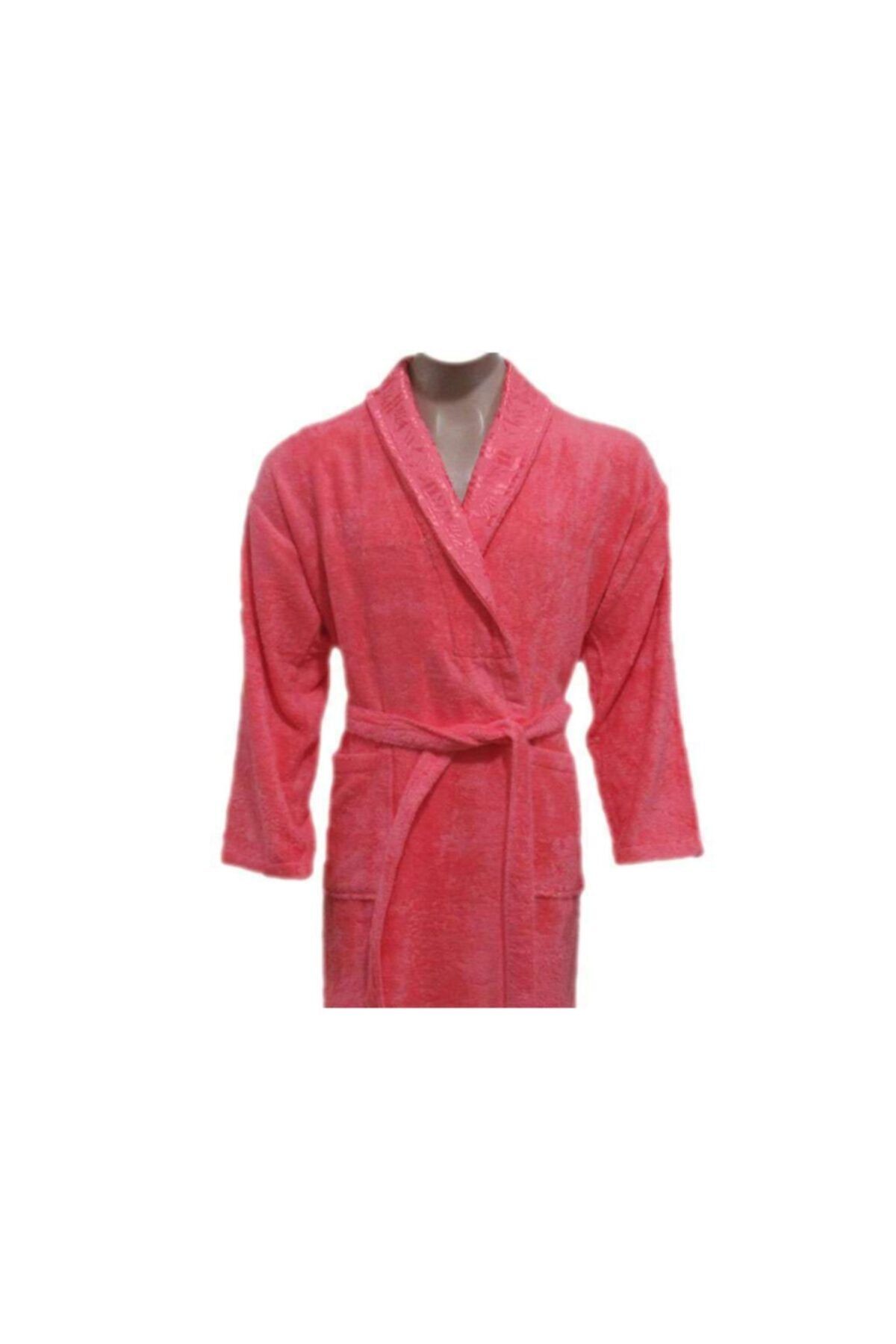 Nurpak Büyük Beden Bambu Bornoz Nar Çiçeği M-xl-3xl