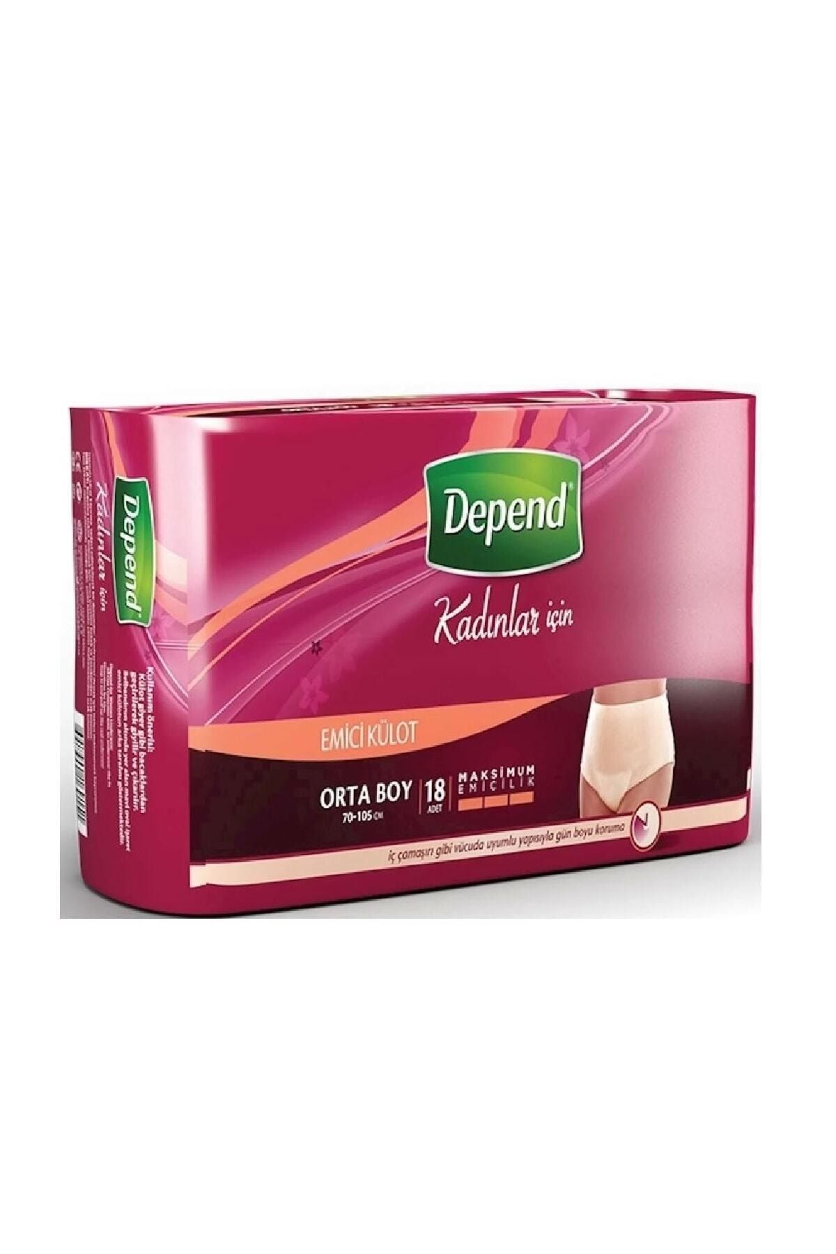 Depend Emici Külot Eko Avantaj Pk Orta Kadın (18 Adet)