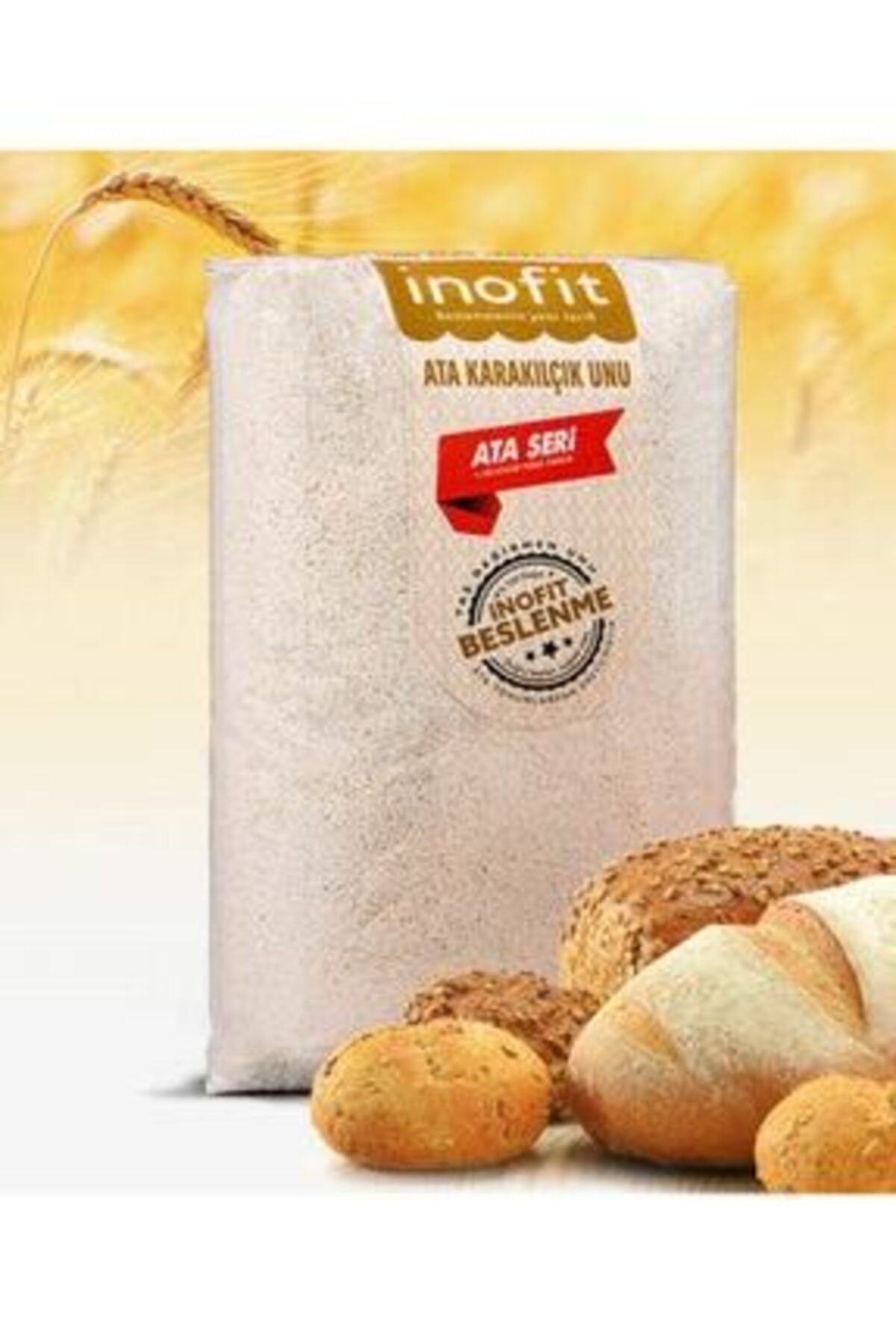 İnofit Atalık Taş Değirmen Karakılçık Unu 1 kg