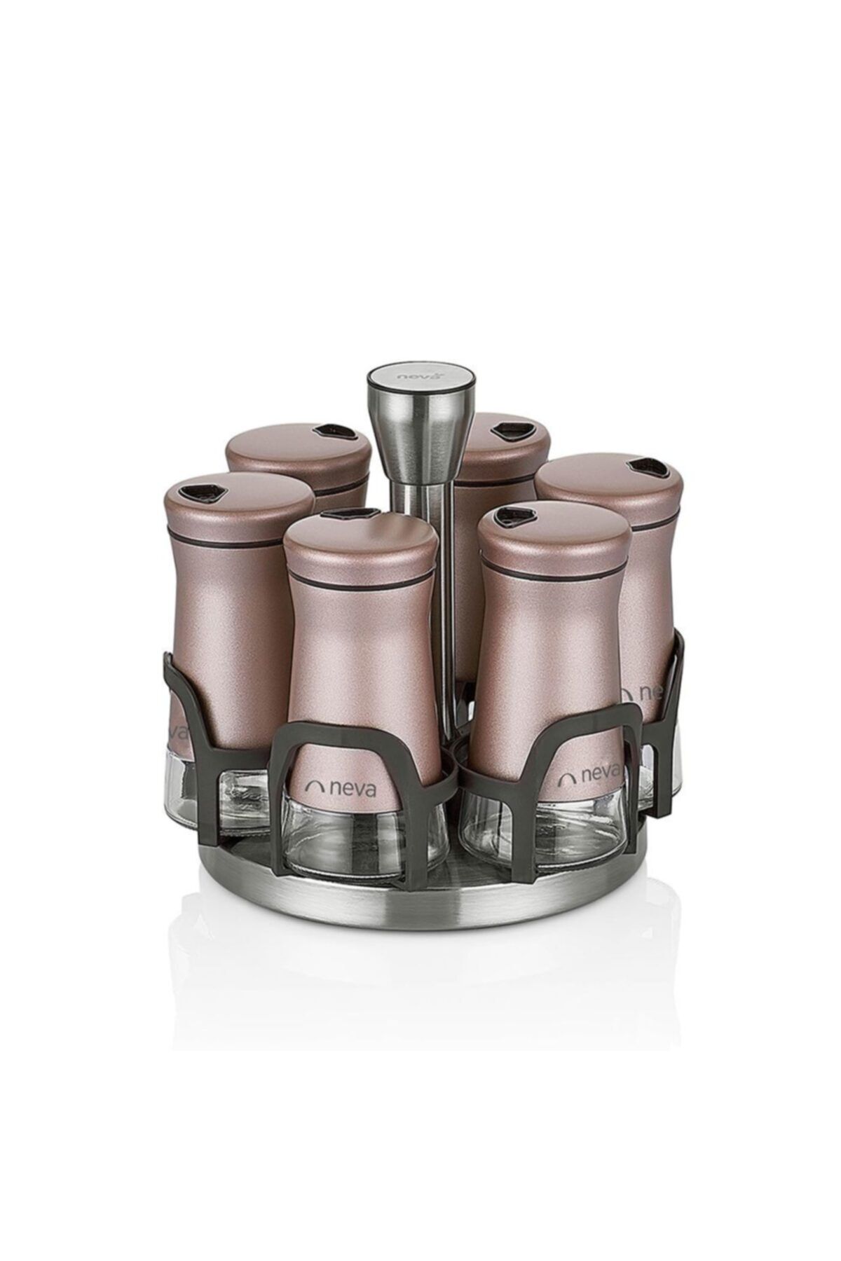 Neva Pembe Altın Chocolate Mutfak Kombinim Set N2939