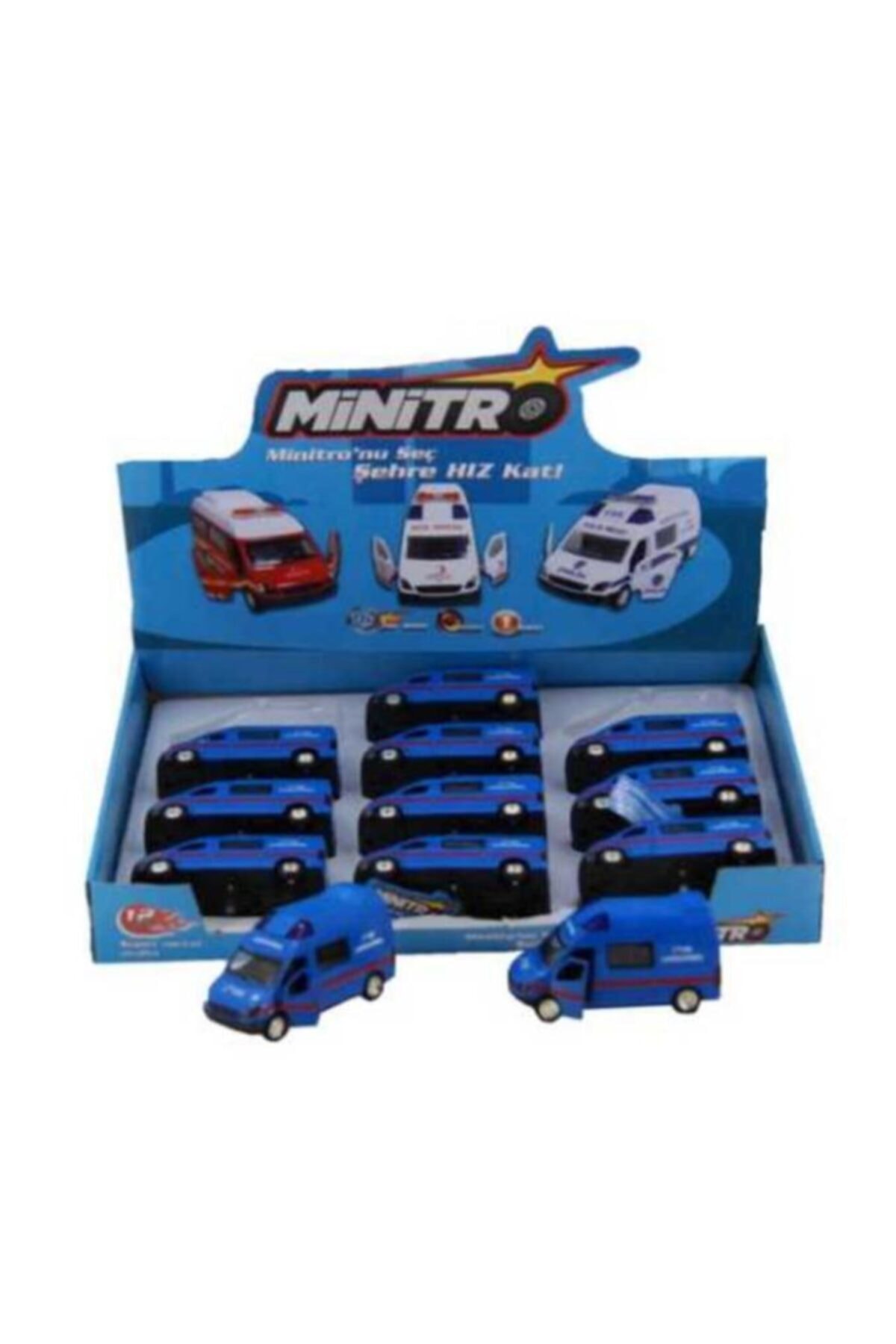 DZC KUZENLER AVM Birlik Işıklı Sesli Metal Cekbırak 1/36 Ölçek Jandarma Oyuncak