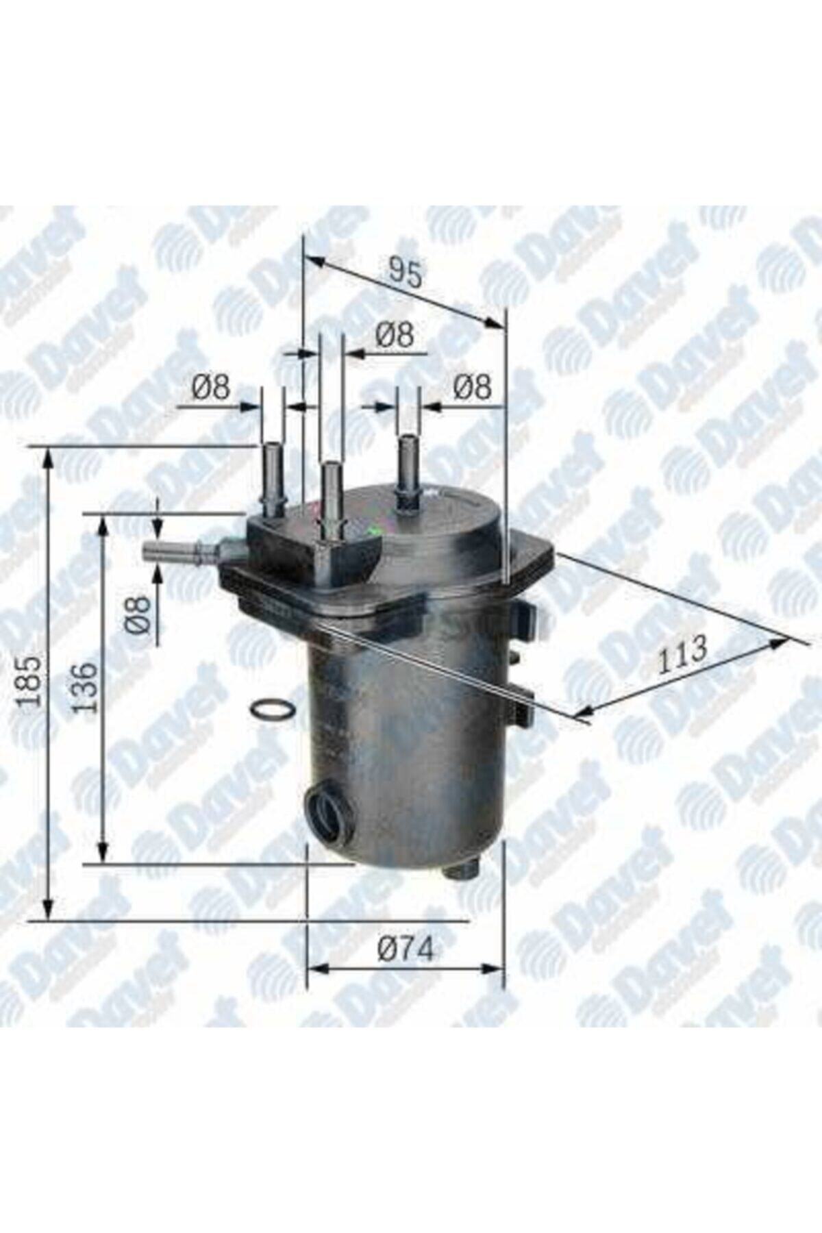 Bosch 0450907012 Mazot Filtresi Megane Iı Scenic Iı 1.5 Dci K9k