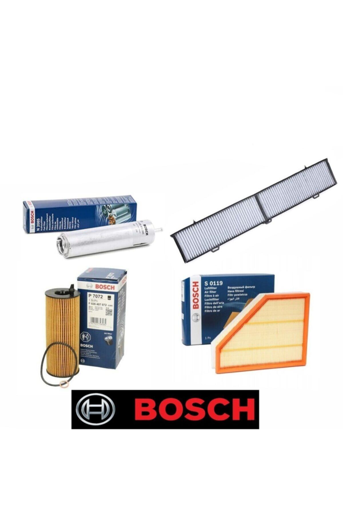 Bosch Bmw E90 320d Filtre Seti Hava Yağ Yakıt Polen Filtresi Set