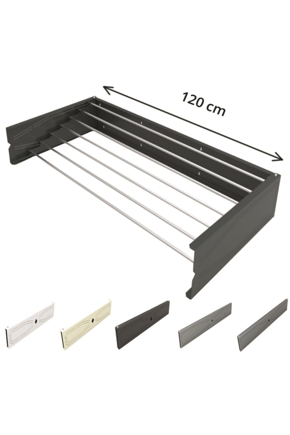Kupp Çamaşır Kurutma Askısı Katlanır 120 Cm Çamaşır Kurutmalık Paslanmaz Çam120