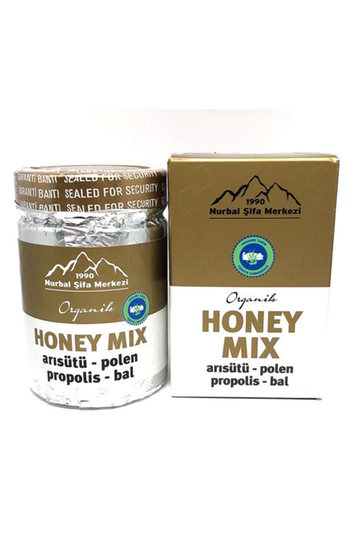 Nurbal Şifa Merkezi Arısütü Polen Propolis Bal Honey Mix