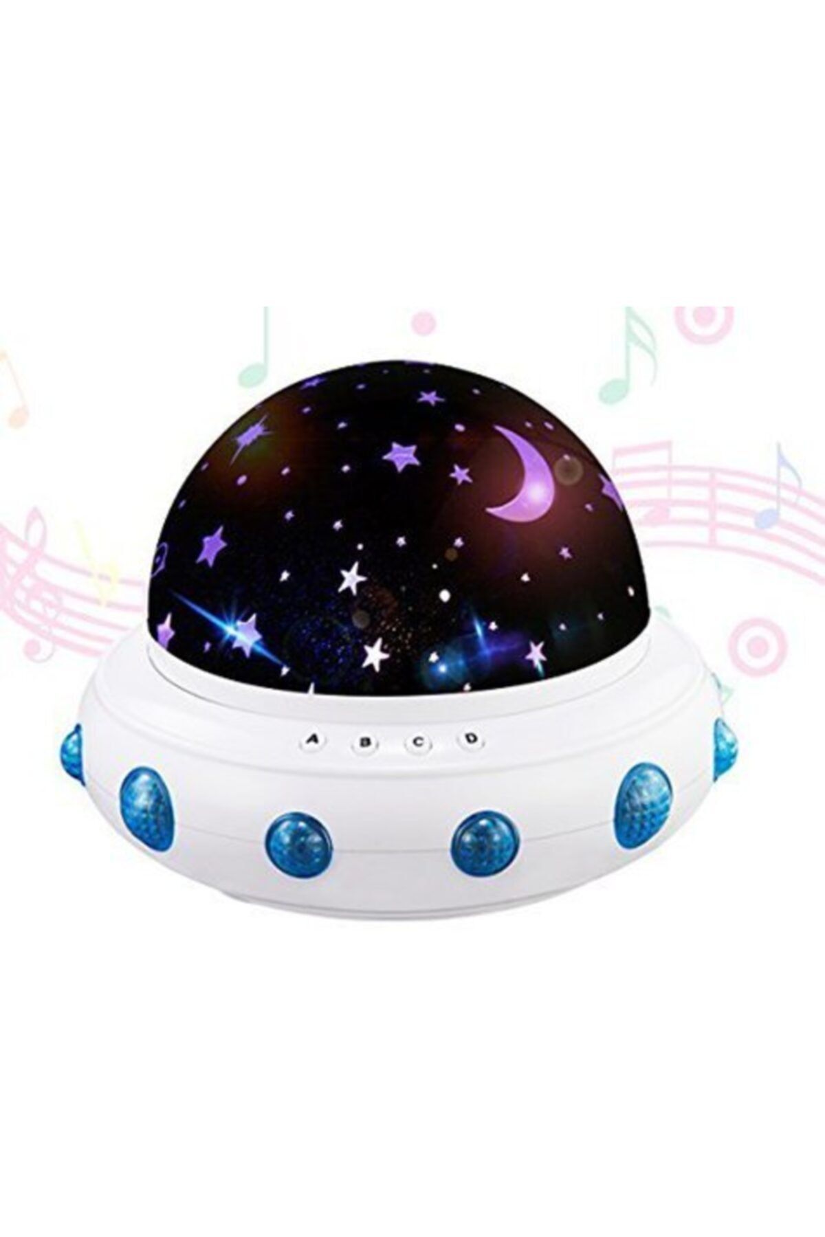 ard yildizli muzikli led projektor gokyuzu gece lambasi fiyati yorumlari trendyol