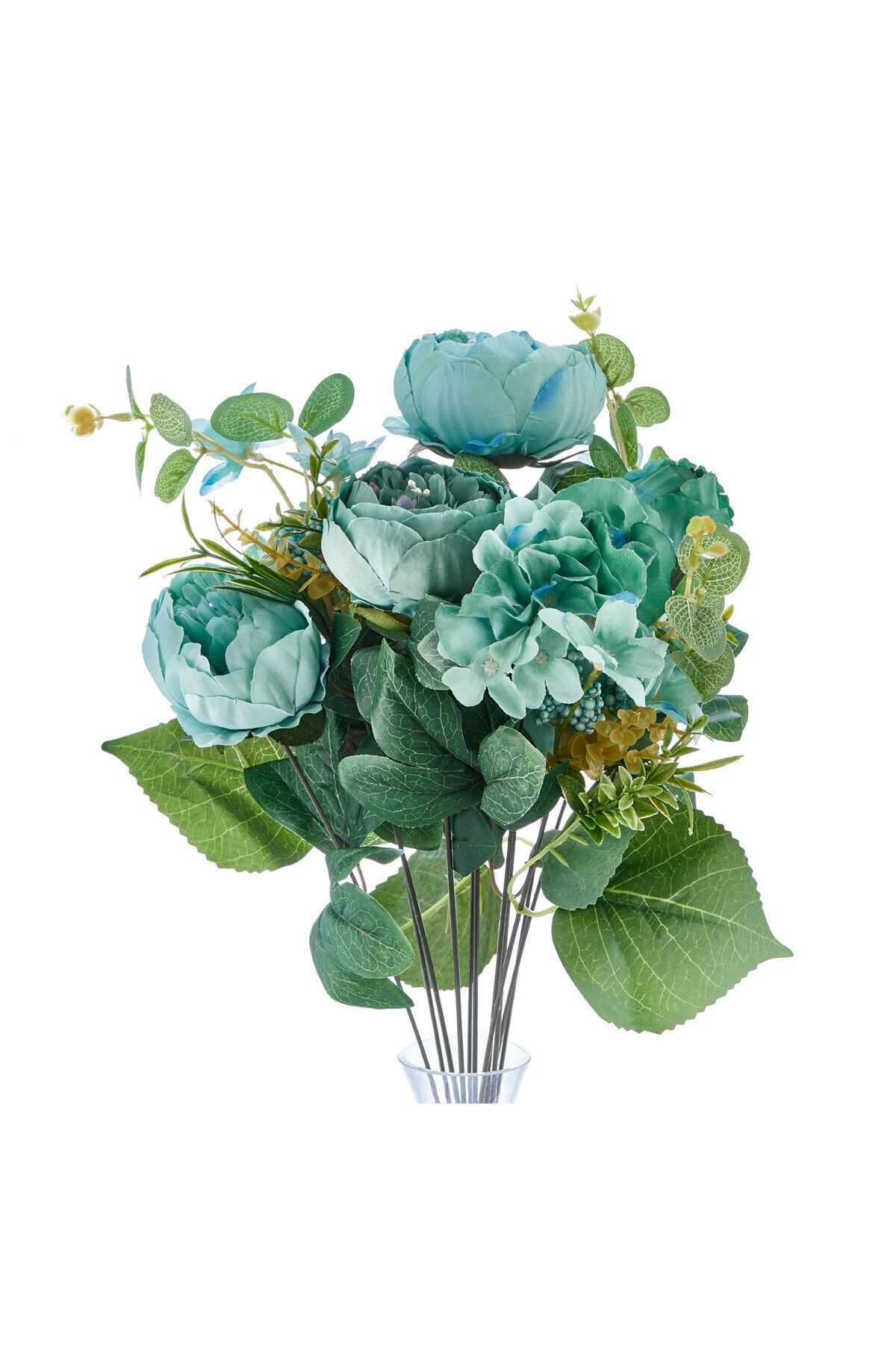 e1flower Yapay Çiçek Lüks Şakayık Demeti 11 Dal