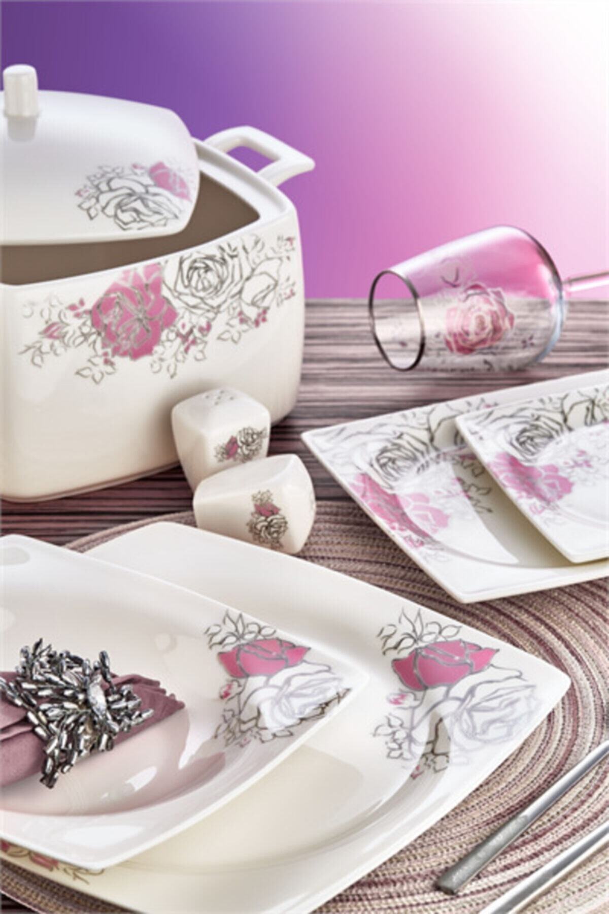 Evimsaray Sry-265 Fıne Bone Yemek Takımı (61 Parça)
