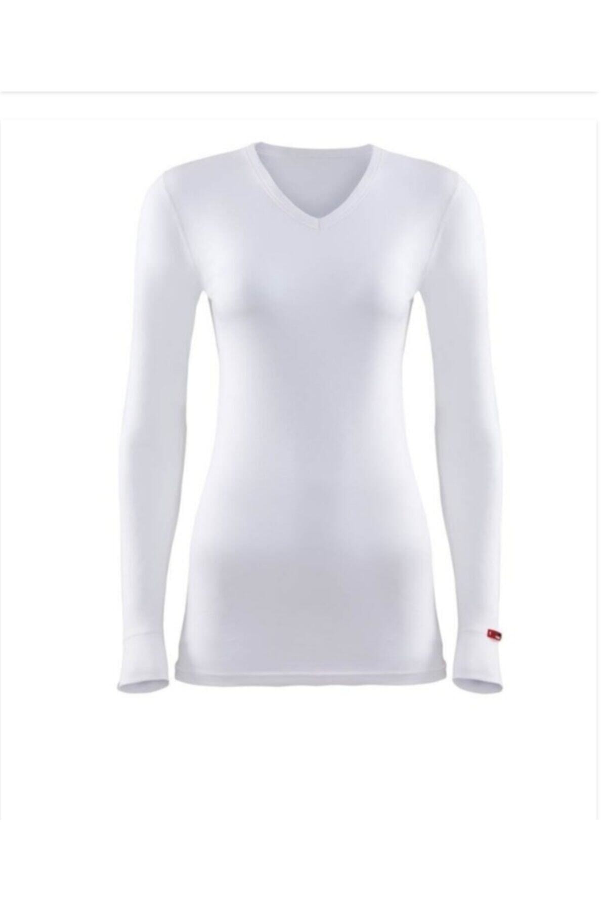 Blackspade Beyaz Black Spade Termal 2. Seviye Uzun Kol V Yaka 1257