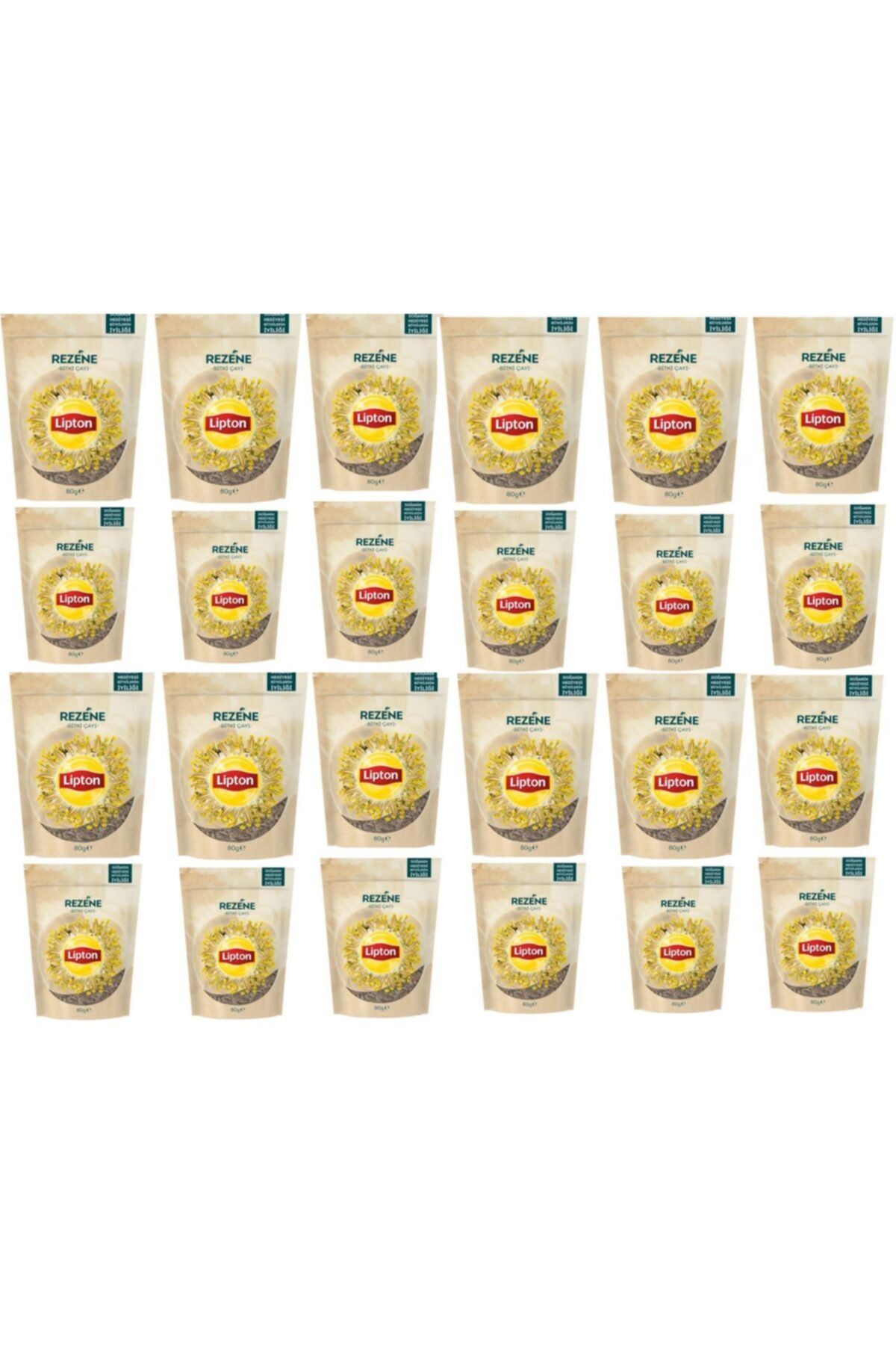 Lipton Rezene Bitki Meyve Çayı 80 G 24lu Set