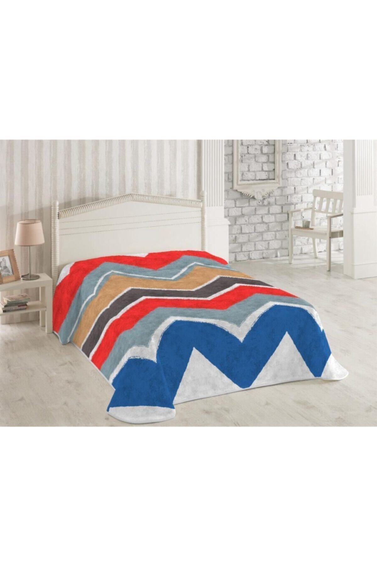 Soley Çift Kişilik Battaniye Alonzo Kırmızı