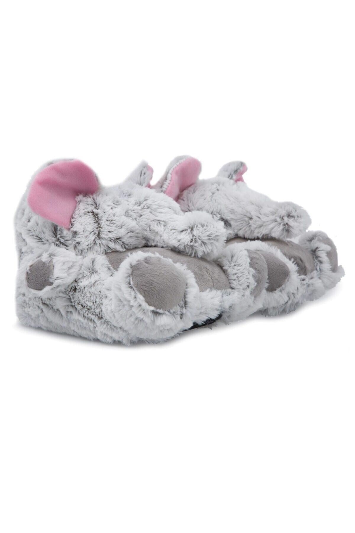 Twigy Kadın Hayvanlı Gri Panduf