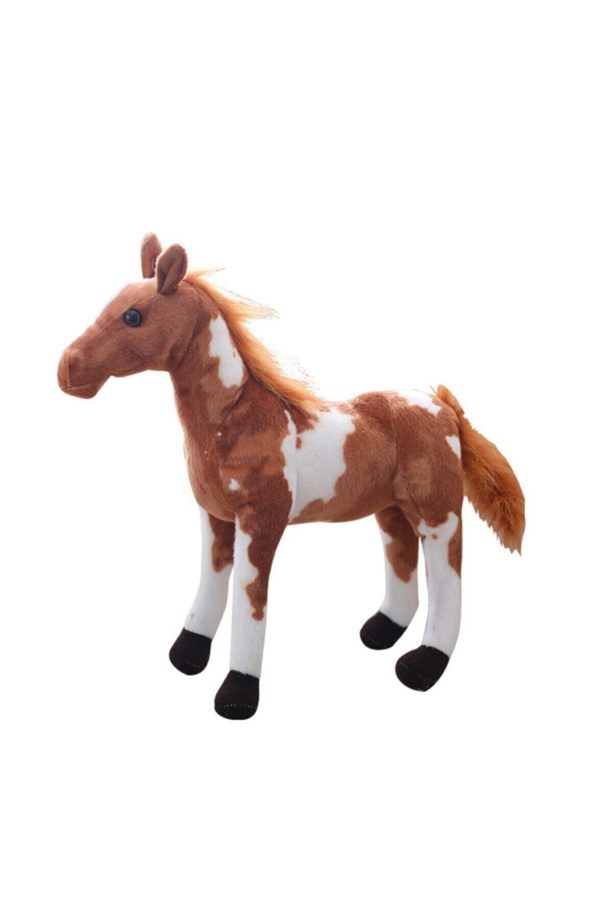 MEKS SIRIN OYUNCAK Desenli Peluş At 40cm