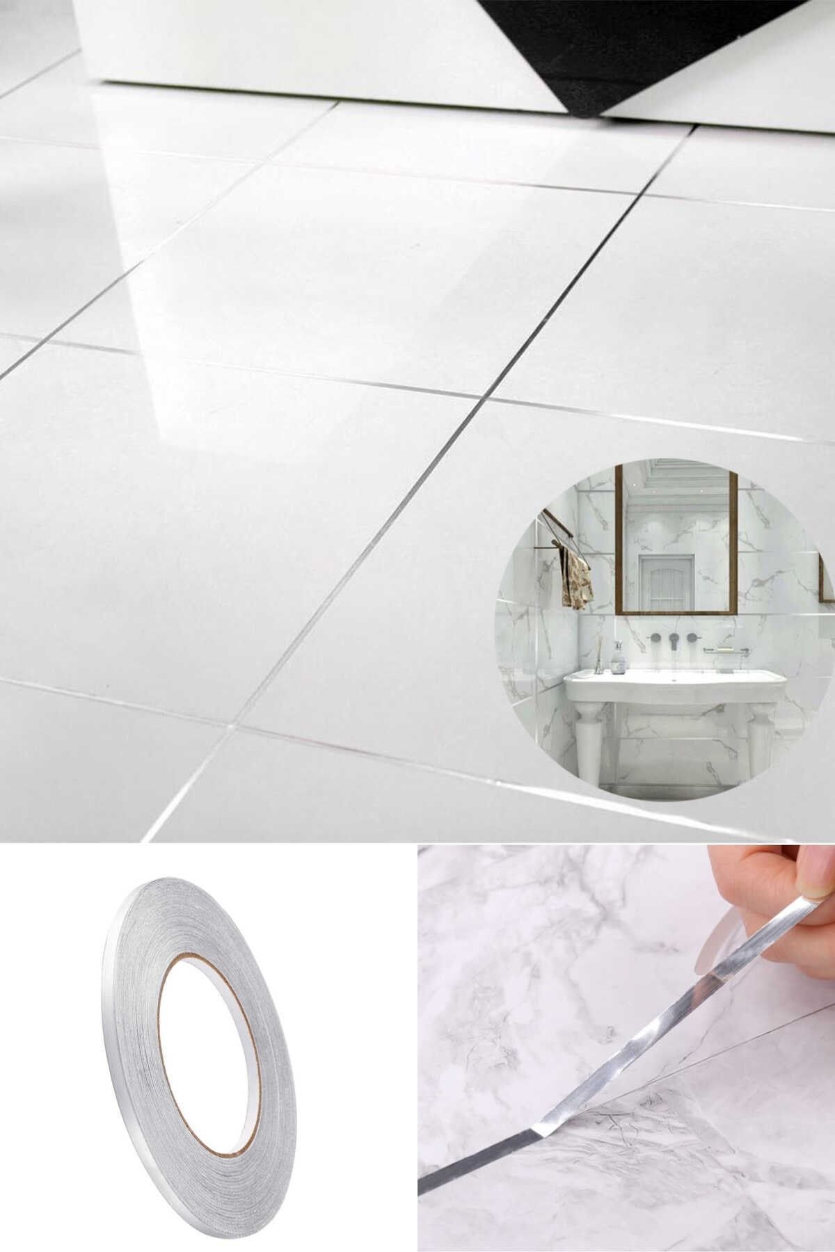 Keyfi Sepet Gri Fayans Arası Şerit Bant 0.5 cm 50m