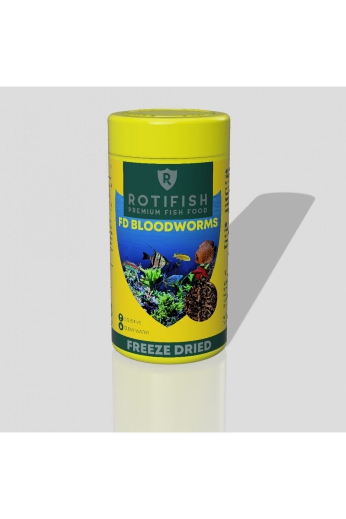 Rotifish Kan Kurdu Fd Bloodworms Kurutulmuş Balık Yemi 100ml 7gr
