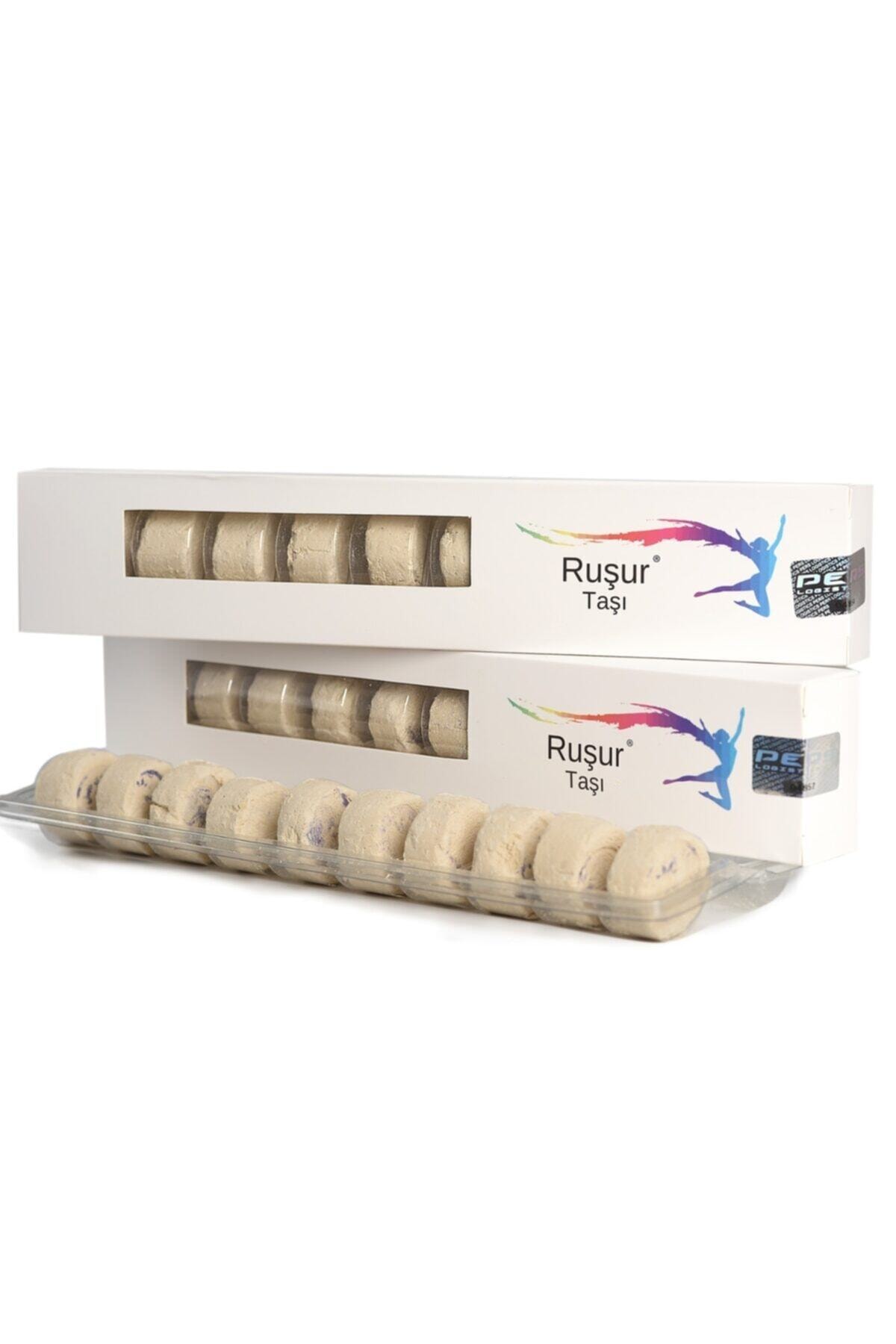 Ruşur Sefidab 10 Adet Mühürlü  Ruşur Sefidab Taşı