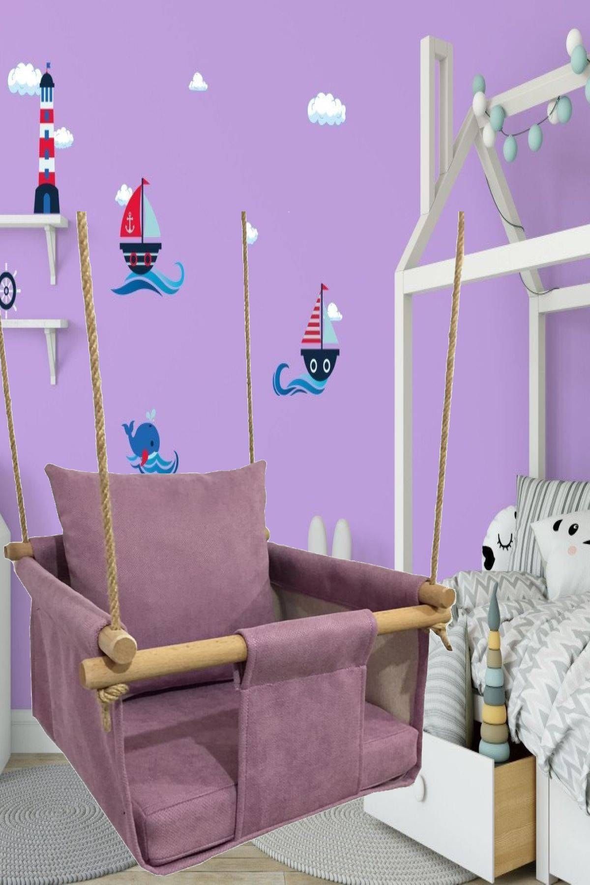 Nisahometeks Çocuk & Bebek Salıncağı (Lila)