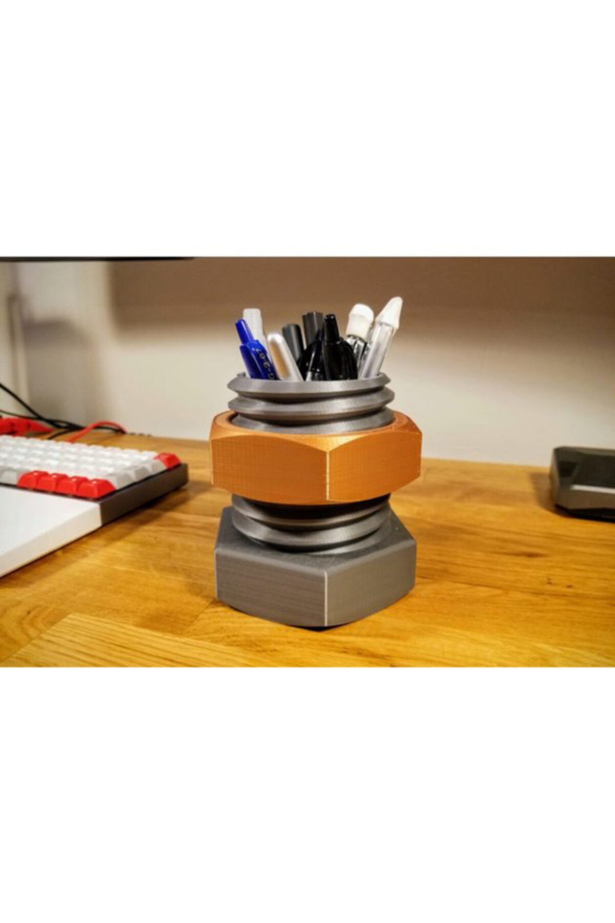 BCA Estetik Somun Ve Civata Görünümlü Kalemlik Mimar Mühendis