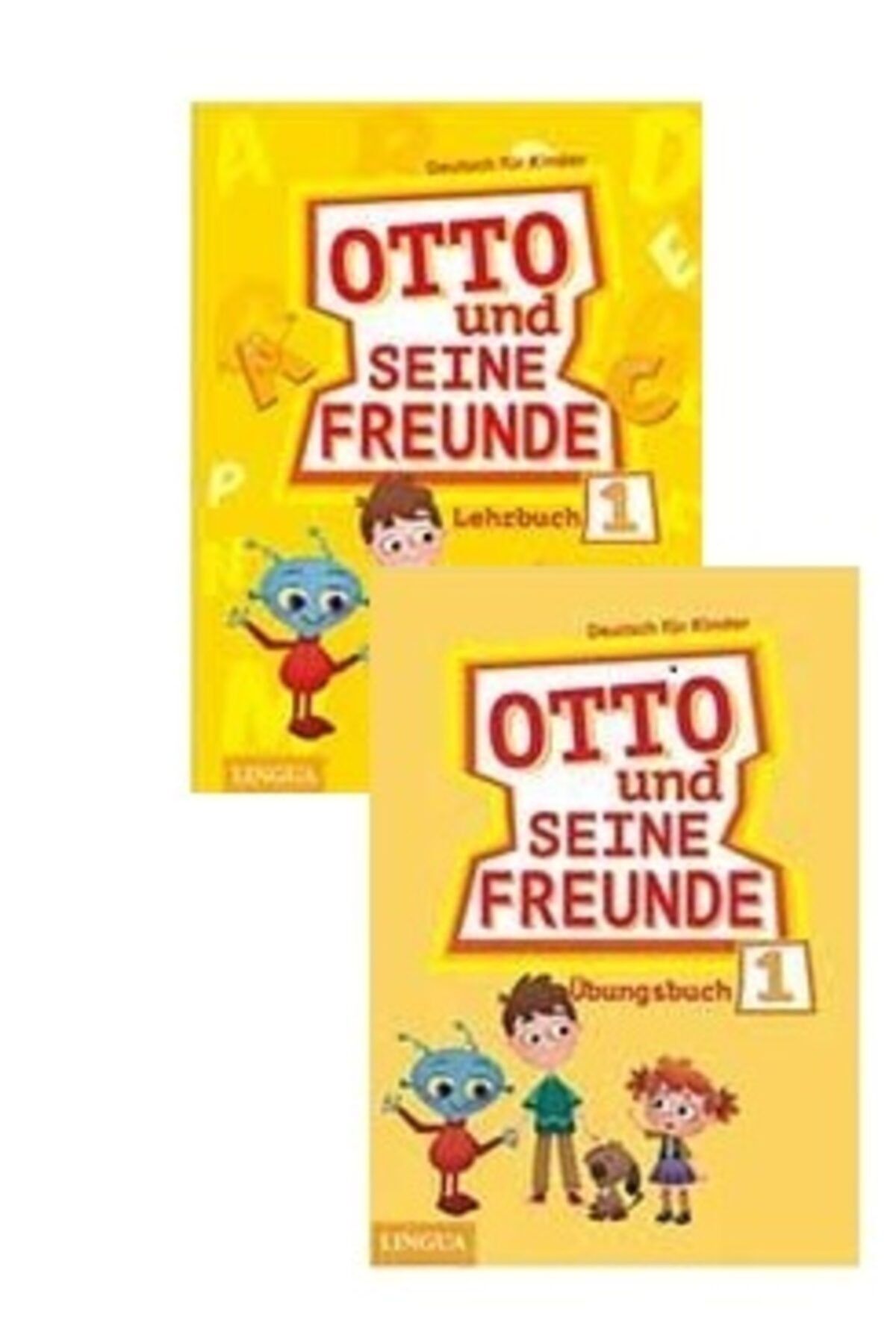 Lingua Yayınevi Otto Und Seine Freunde - 1 Lehrbuch + Übungsbuch Ilk -1. - 2. Sınıf