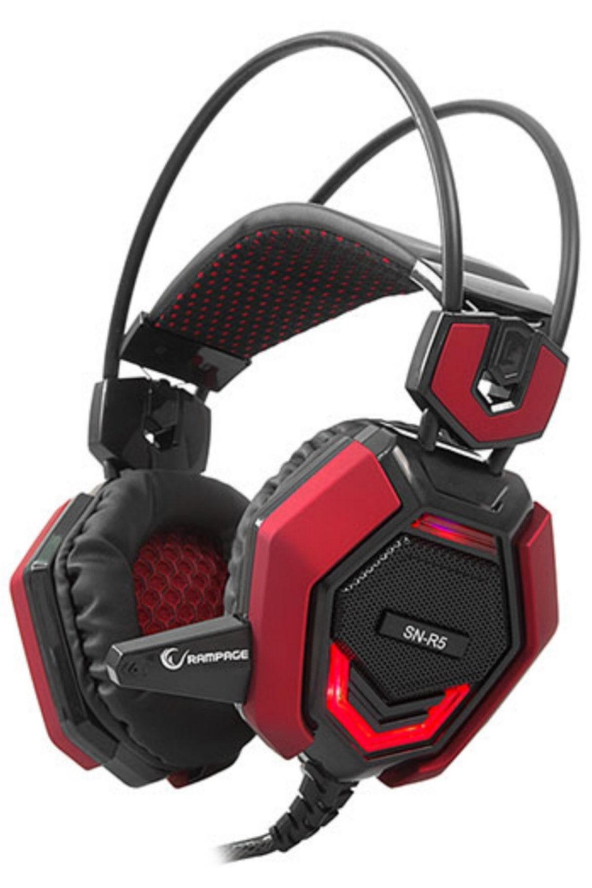 Snopy X-core Siyah/kırmızı Ledli Gaming Oyuncu Mikrofonlu Kulaklık