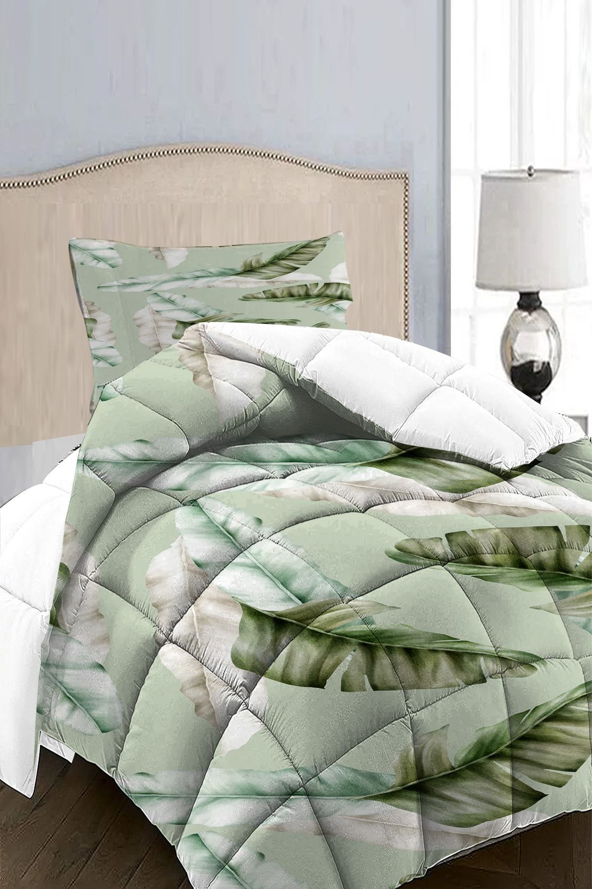 Green quilt best sale