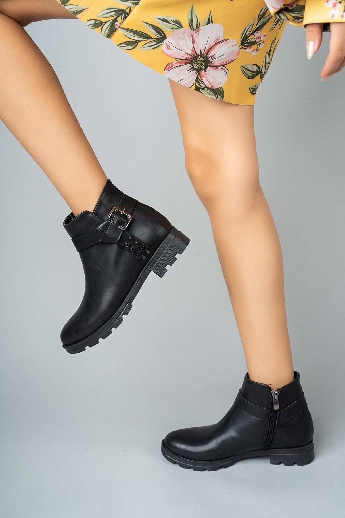 Eray Women s Winter Comfortable Short Heel Daily Skin Short Boots