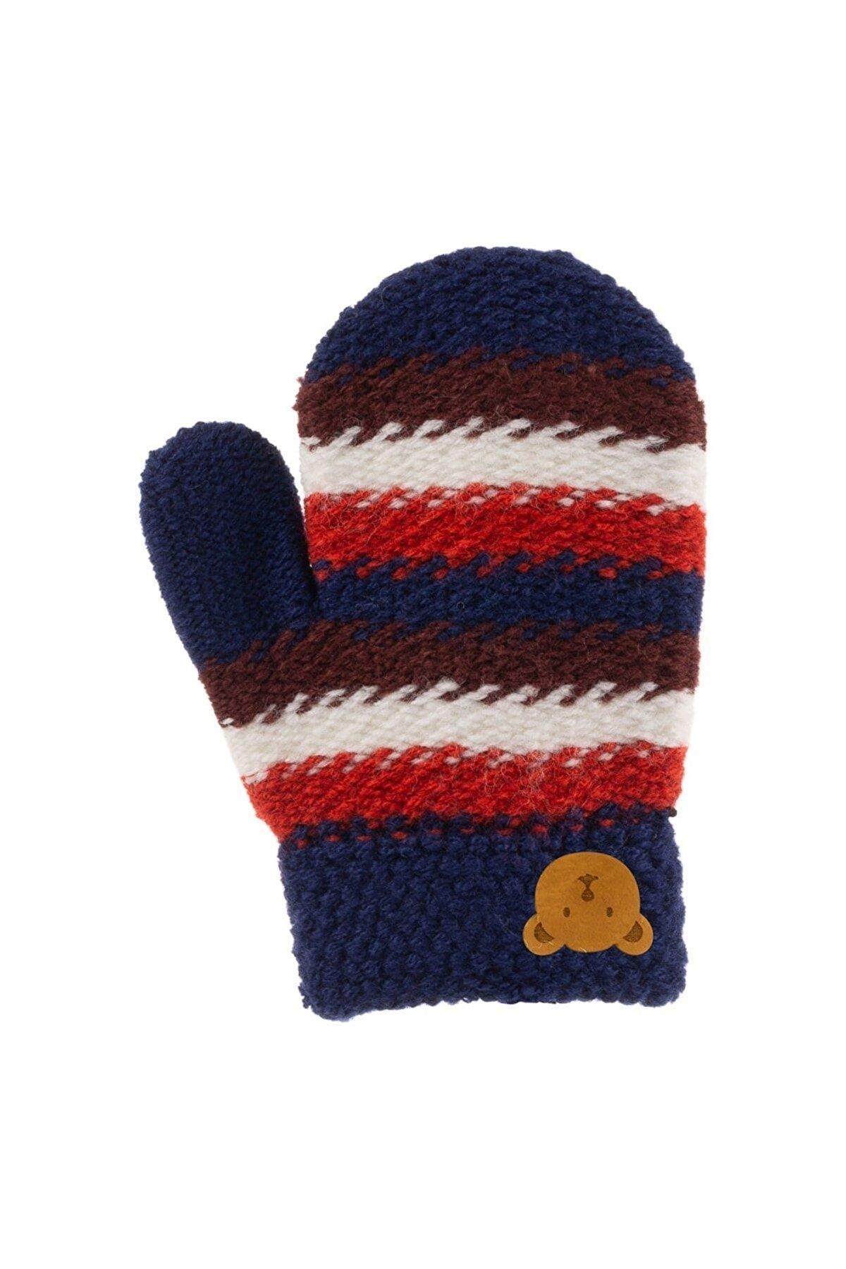 Navy shop knit gloves