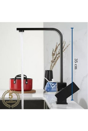 Siyah Mutfak Eviye Bataryası Image 4