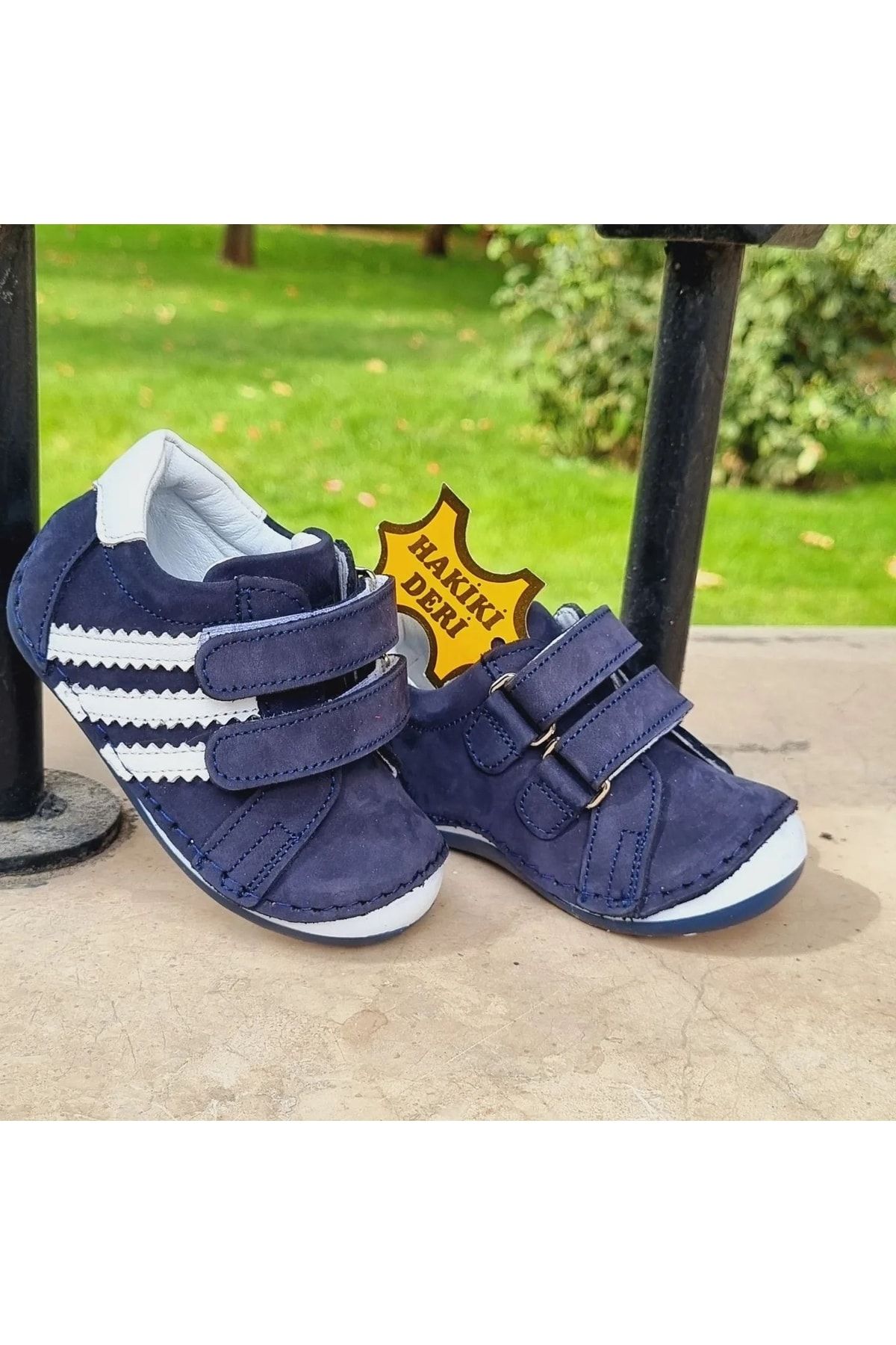 EGE N NO Inner and Outer Genuine Leather Orthopedic Baby Boy First