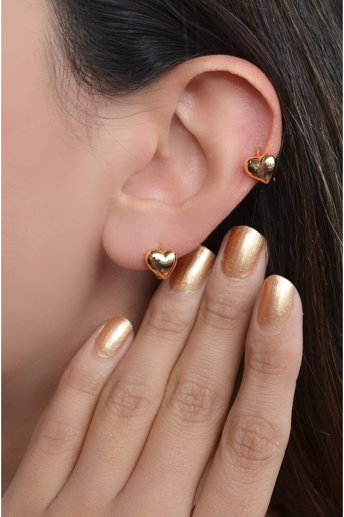 Sacce Scarves Accessories Heart Cartilage Earring Helix Piercing