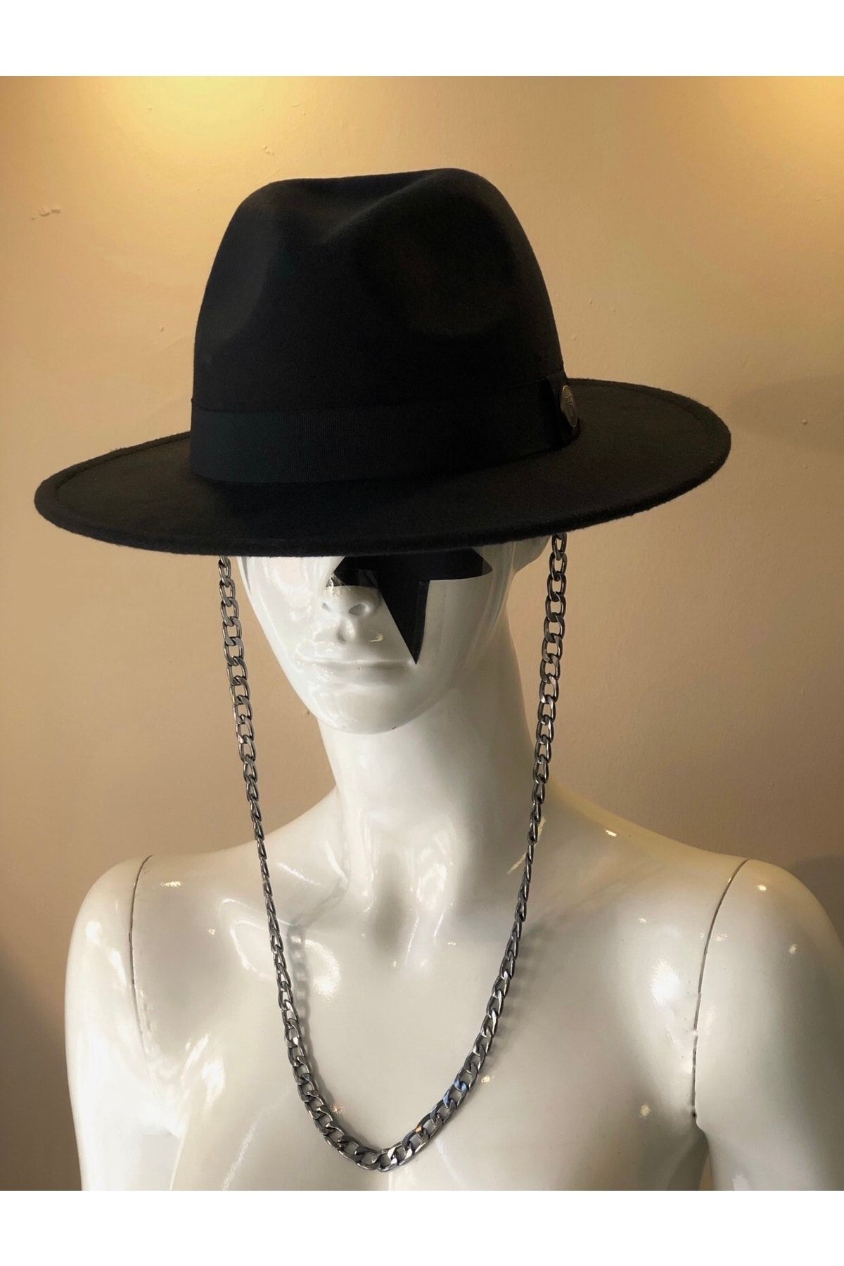 Black outlet panama hat