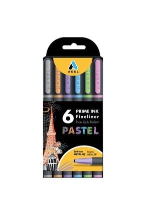 Prime Ink Fineliner 6'lı Pastel Image 0