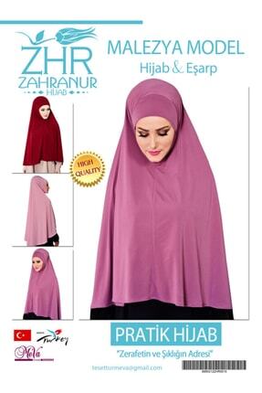Pratik Hijab Eşarp Lacivert Renk Image 0