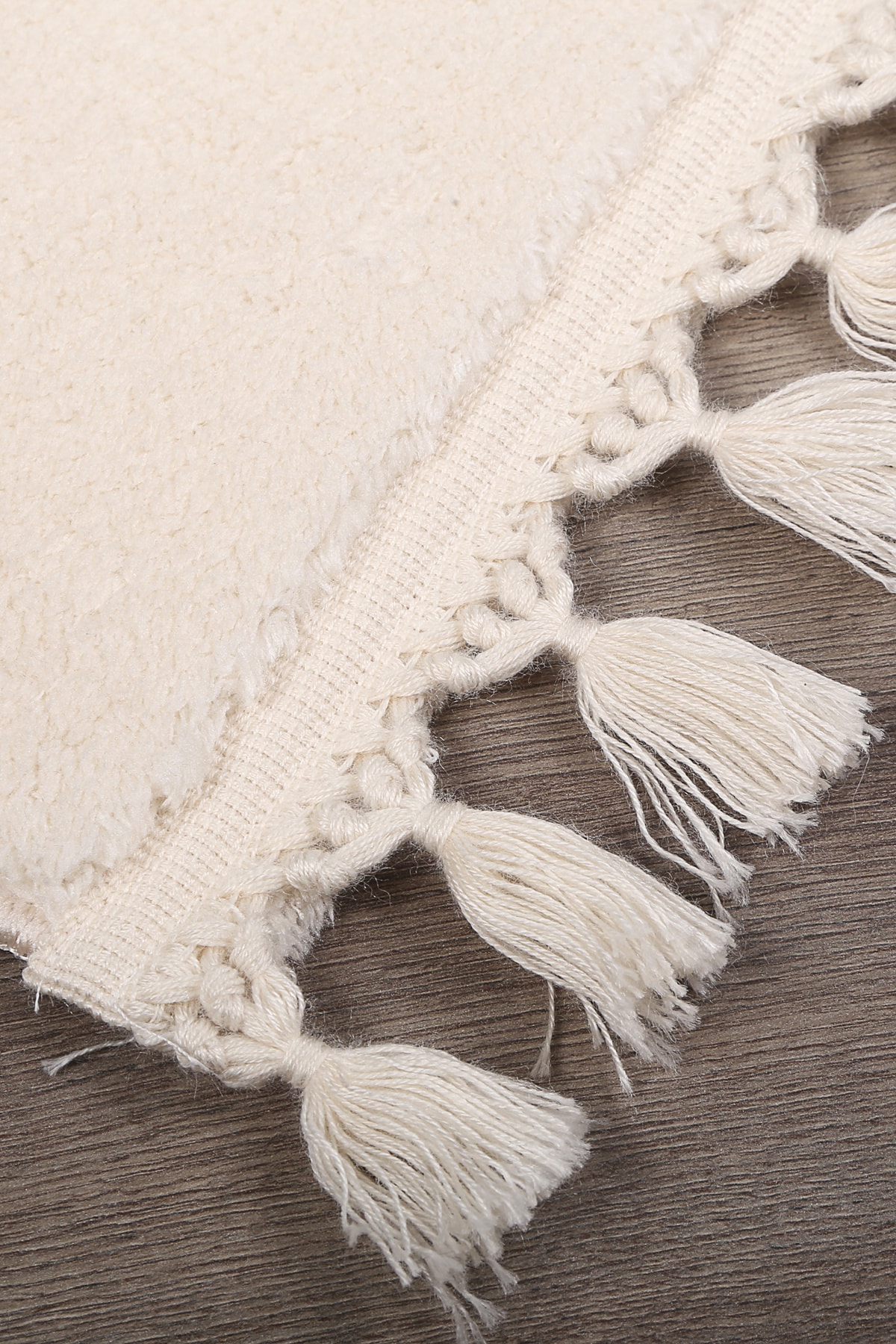 فرش ضد لغزش ضد لغزش کرم ریلکس با پایه قابل شستشو با پرز بلند فرش پست مدرن