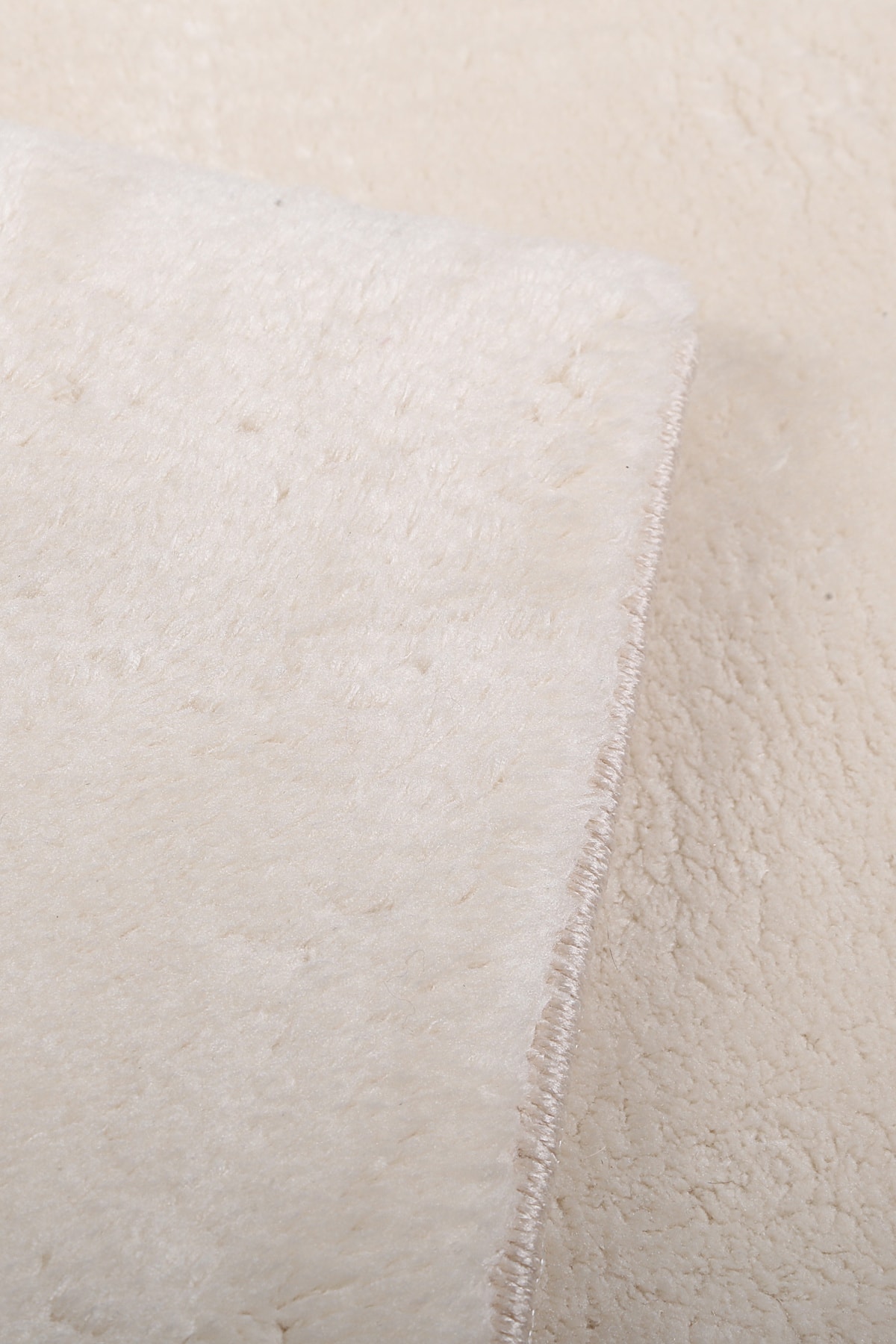 فرش ضد لغزش ضد لغزش کرم ریلکس با پایه قابل شستشو با پرز بلند فرش پست مدرن