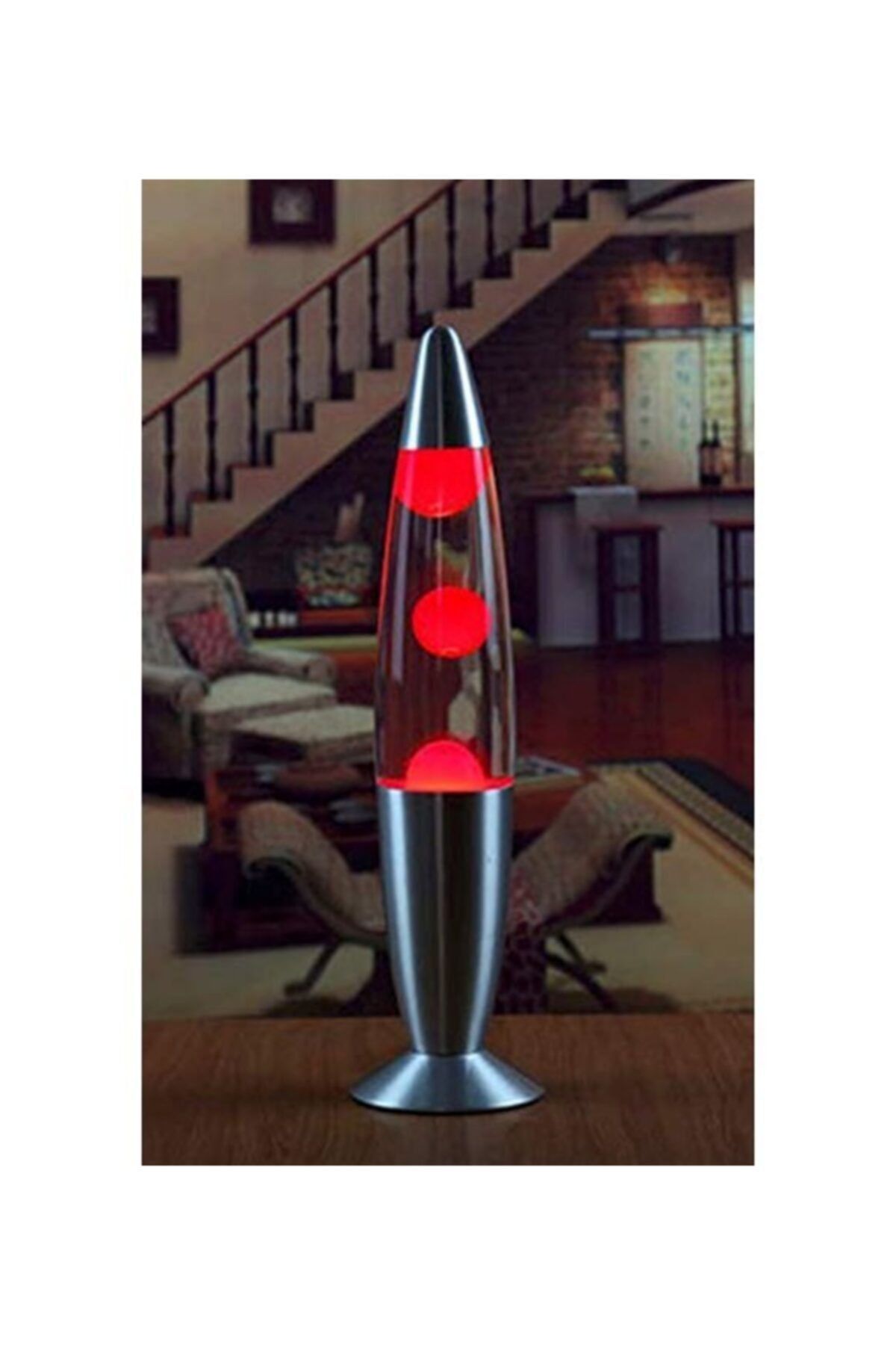 özöytasarım Lav Lambası Konsept Lava Lamp 35 Cm Kırmızı